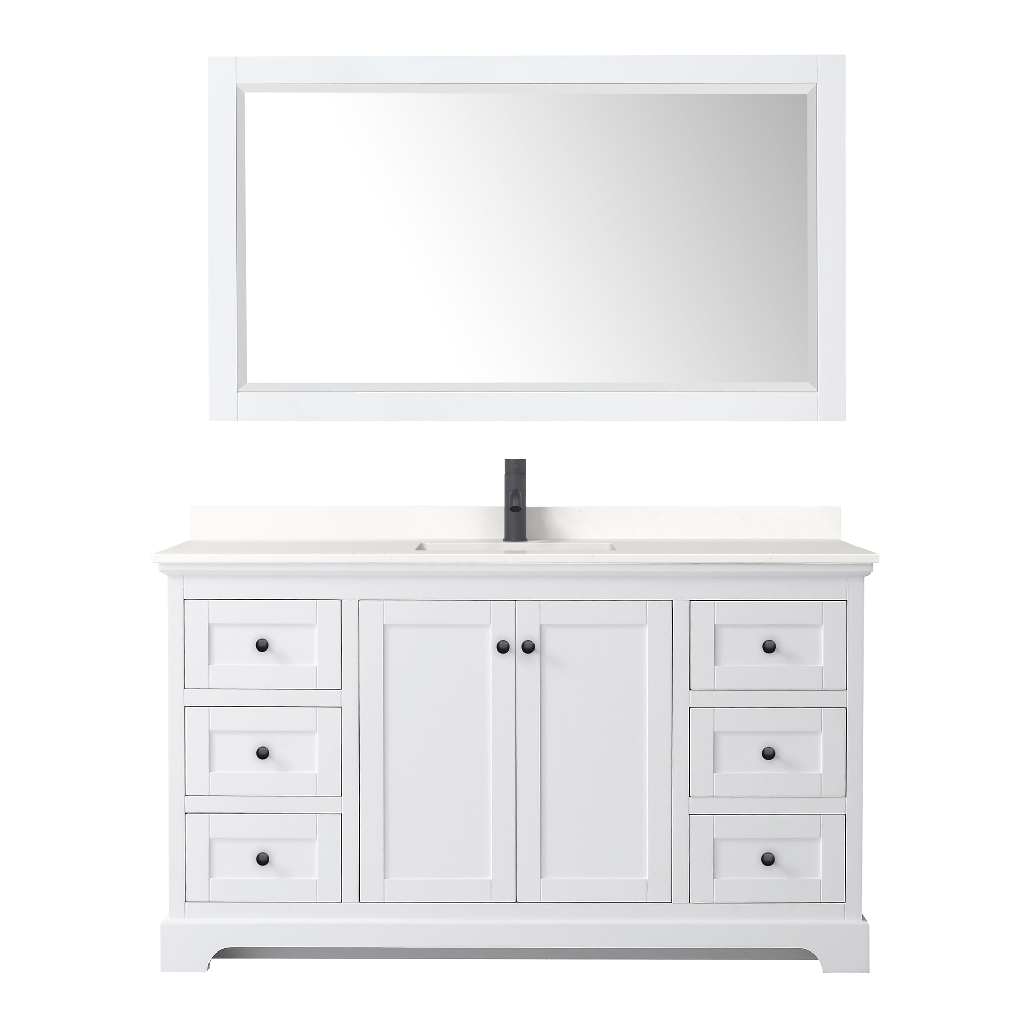Wyndham Collection WCV232360SWBWQUNSM58 Bath-Vanity-Combo - View #2