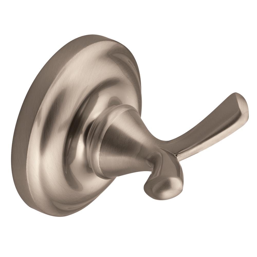 Moen DN6903PW Madison Pewter Double -Hook Wall mount Towel Hook