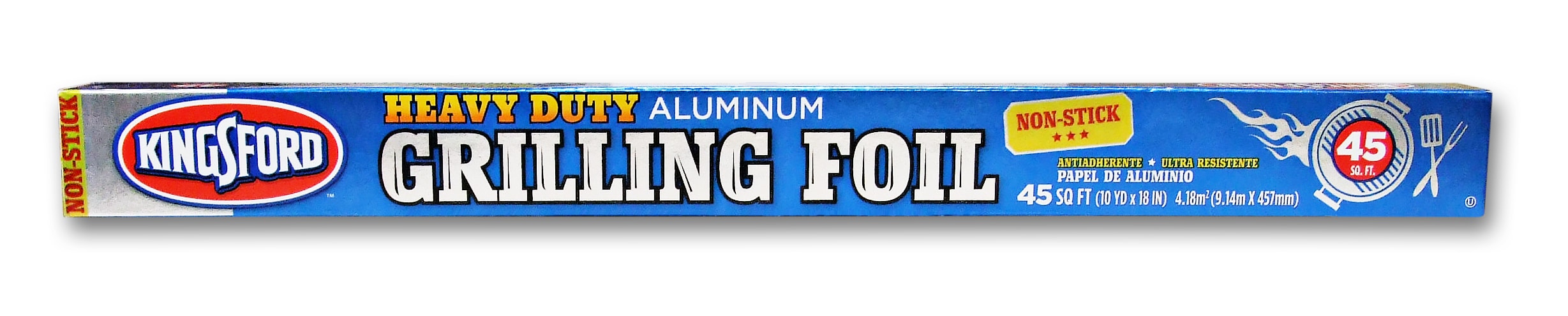 Kingsford 120 Sq. ft. Standard Heavy-Duty Aluminum Grilling Foil (2-Pack), Silver