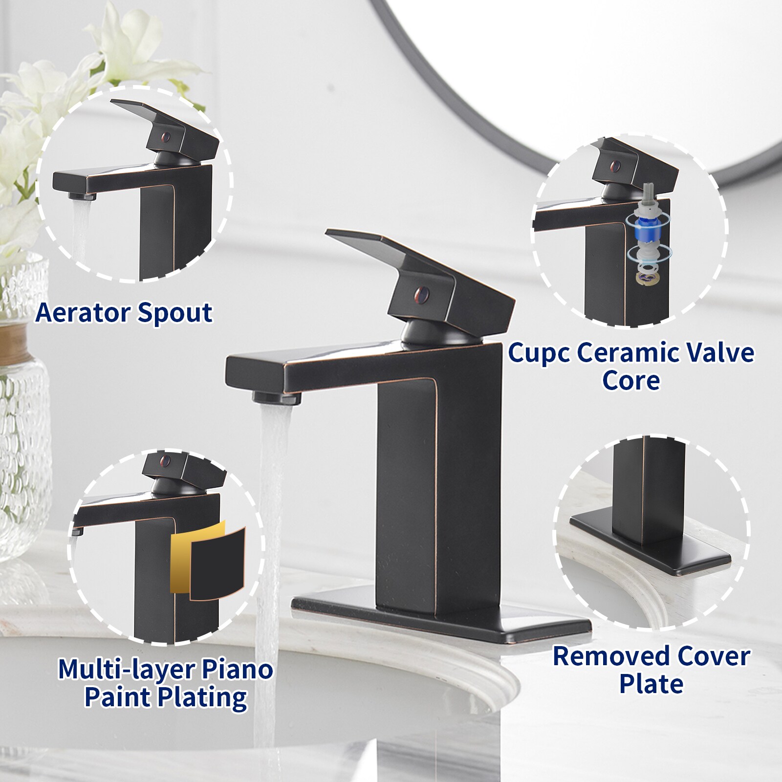 BWE A-96006-ORB Lavatory-Faucets - View #4