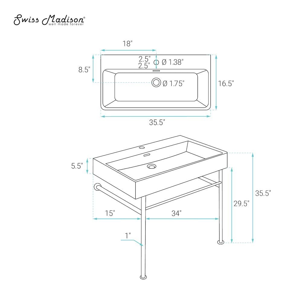 Swiss Madison SM-5-CS713 Lavatory-Faucets - View #6