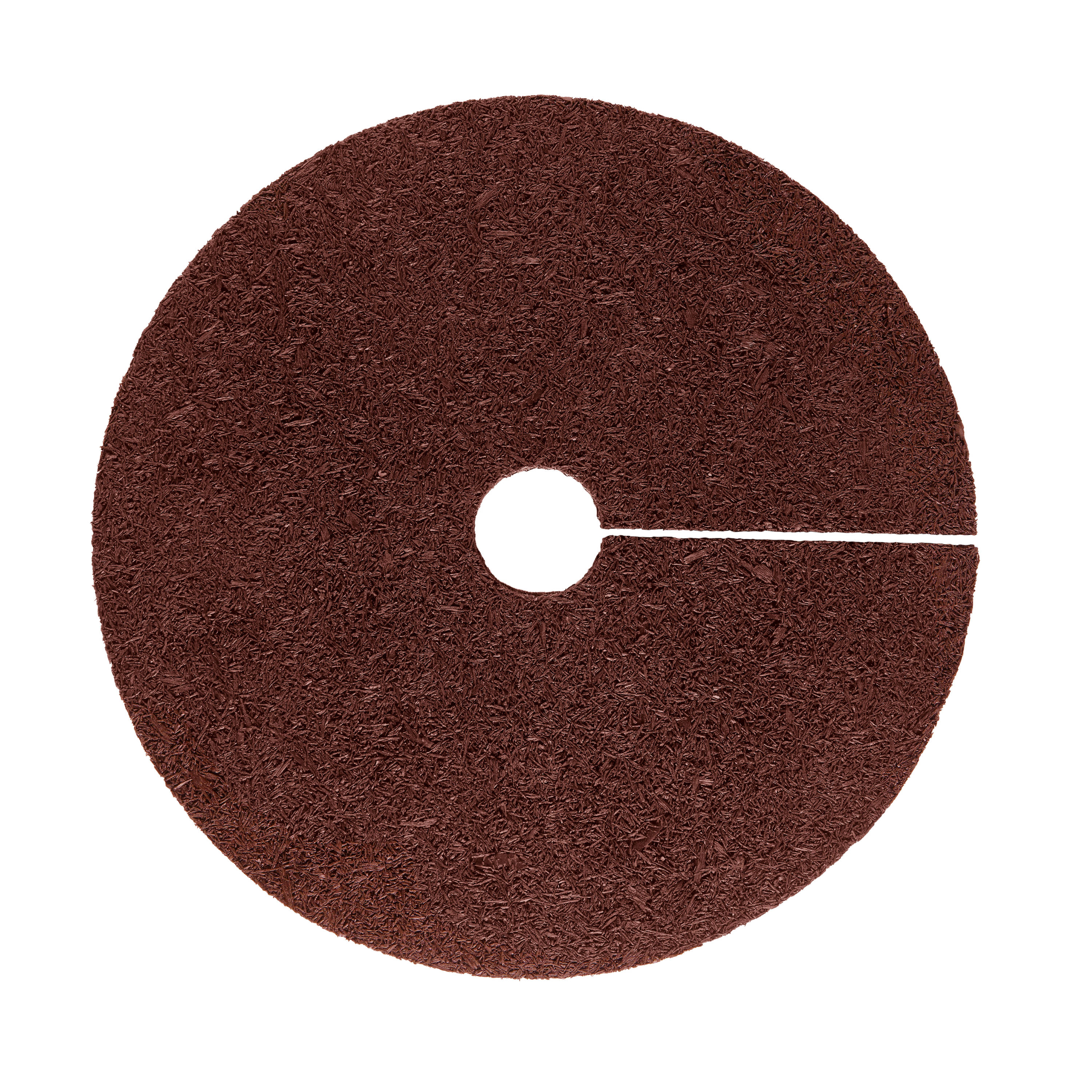 Red Recycled Rubber 24-in Tree Ring | - Rubberific LRT24RD