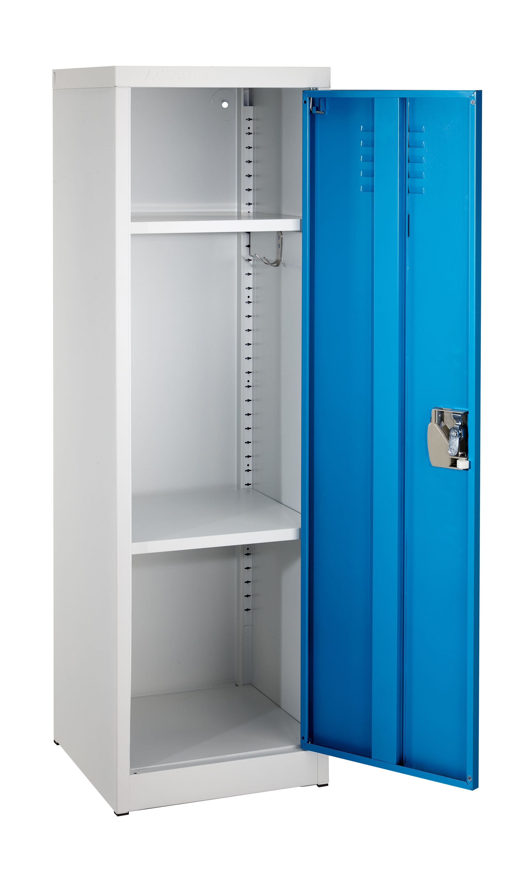 AdirOffice 48-in H x 15-in W x Single 12-in Full 48-in Storage x 12-in D H Tier in Blue Steel Lockers at Locker W Steel