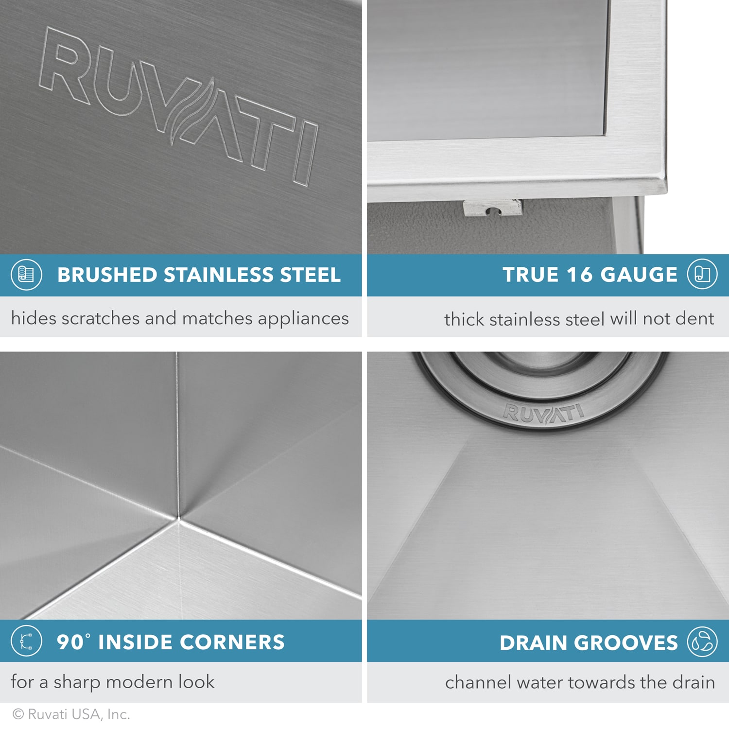 Ruvati RVU6010 Laundry-Tubs-Utility-Sinks - View #5