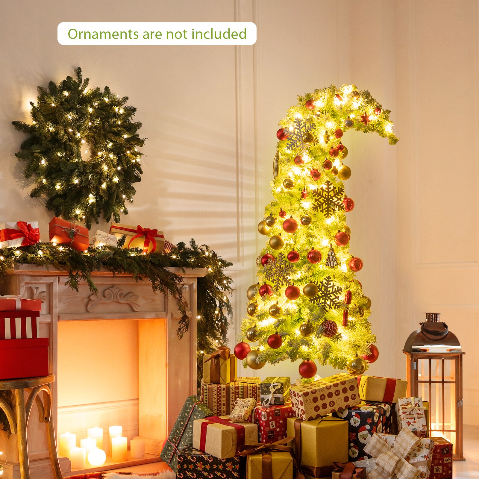 Costway CSHY001576 Artificial-Christmas-Trees - View #2