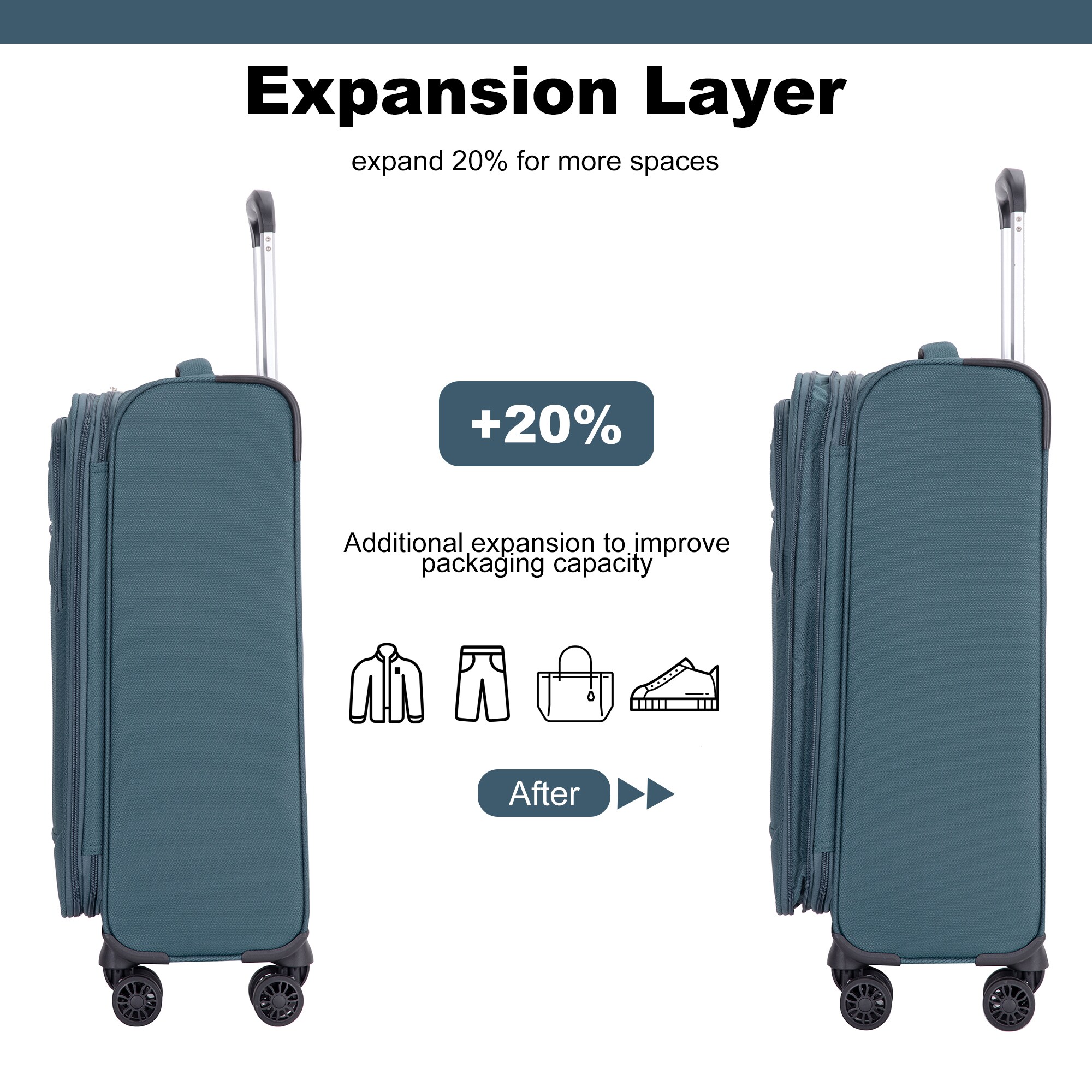 SINOFURN SYD9400015DG Luggage-And-Luggage-Sets - View #5