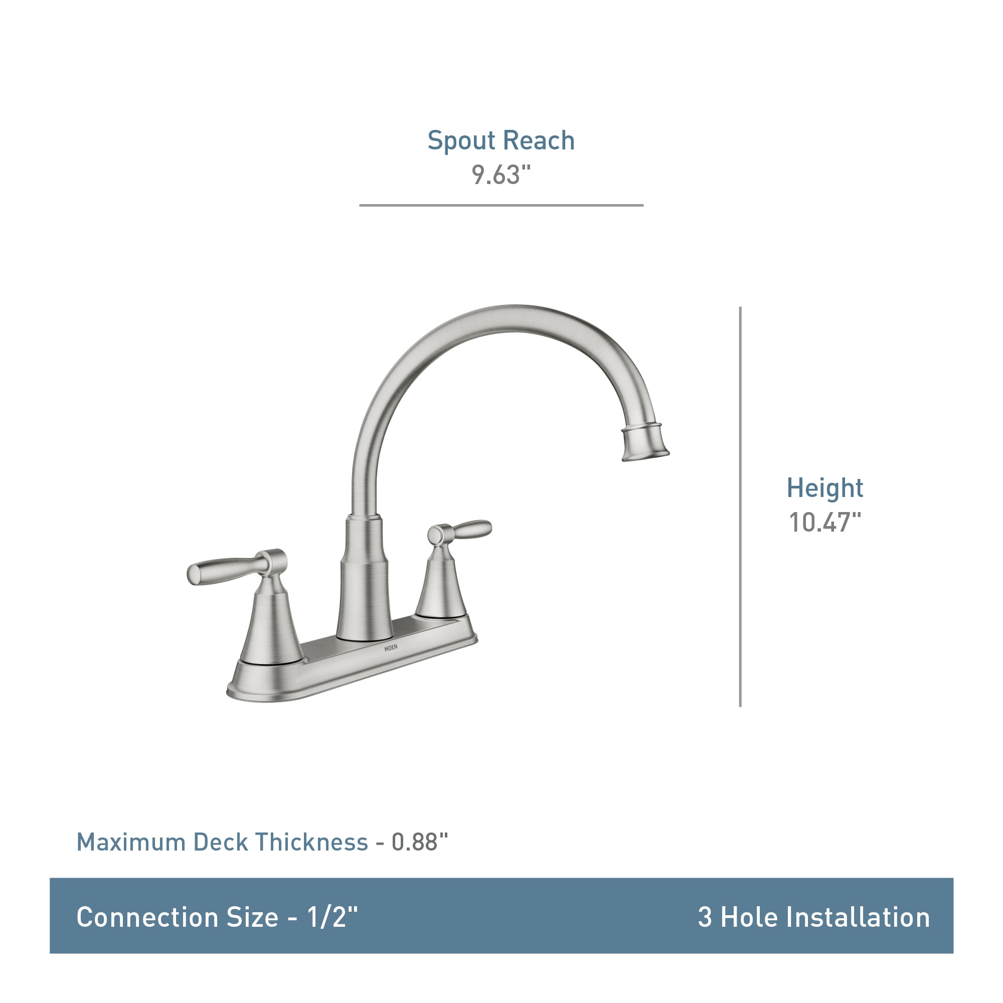 Moen 87239SRS Kitchen-Faucets - View #3