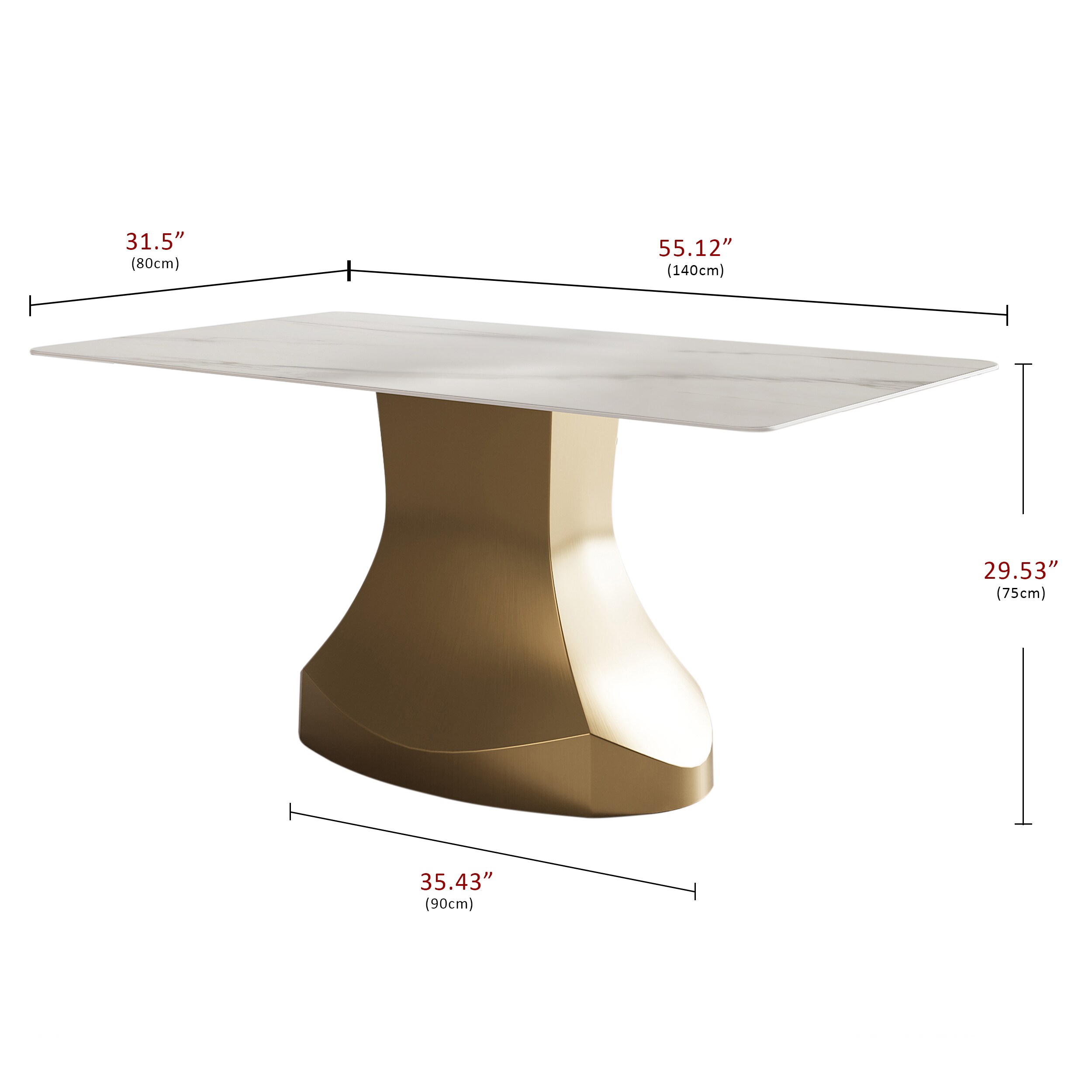  ZP3-B19-140XSS Dining-Tables - View #8