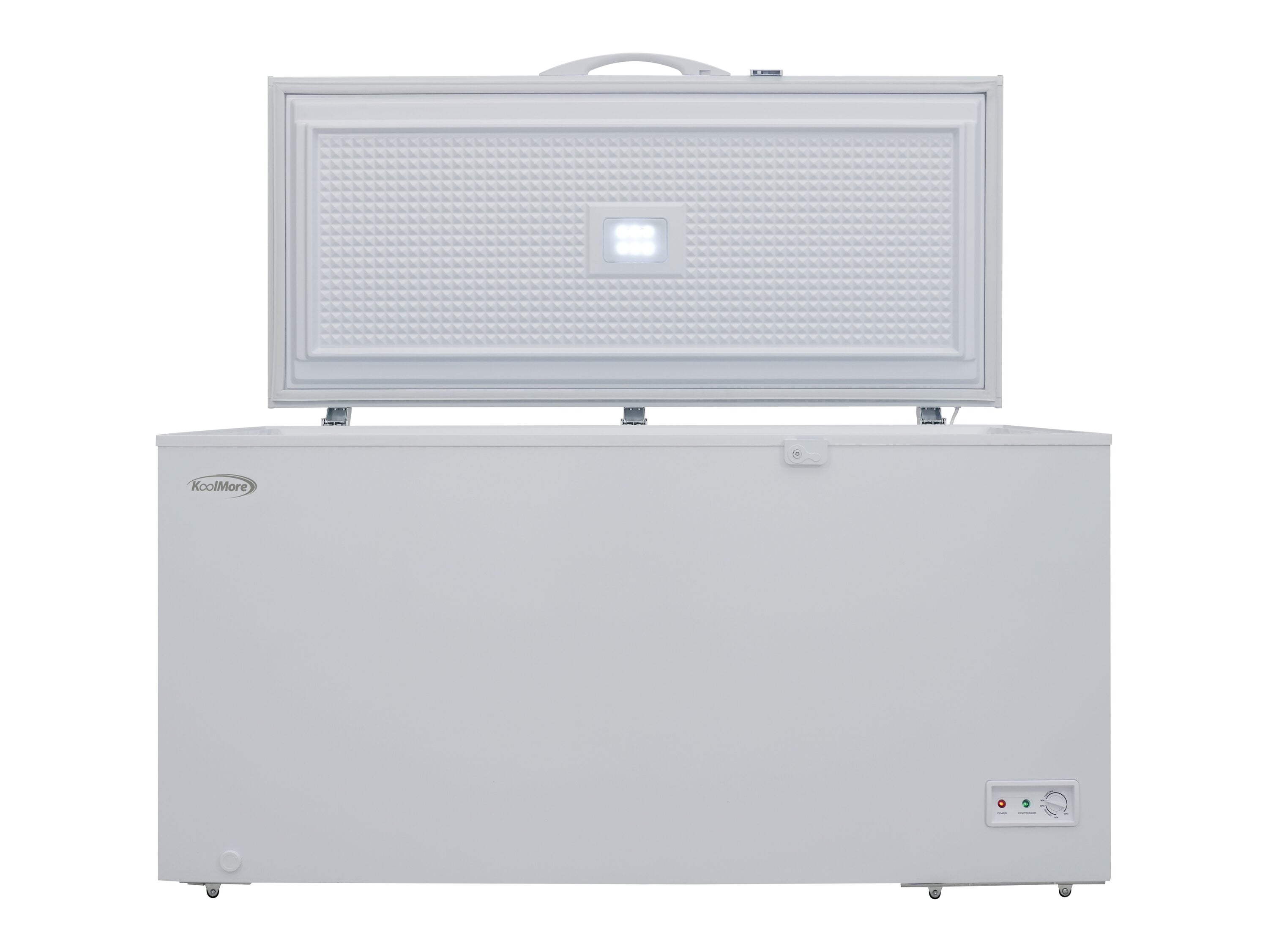 KoolMore 15.9-cu ft Chest Manual Commercial Freezer in White LOW