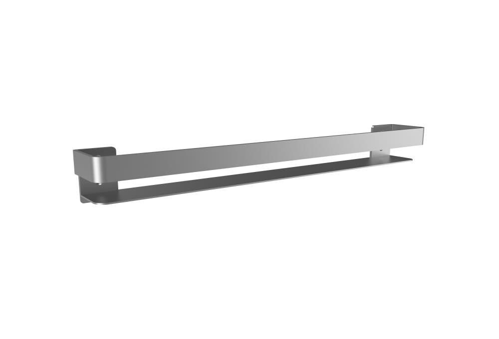 30" Polished Chrome Wall Mount Metal Shower Shelf