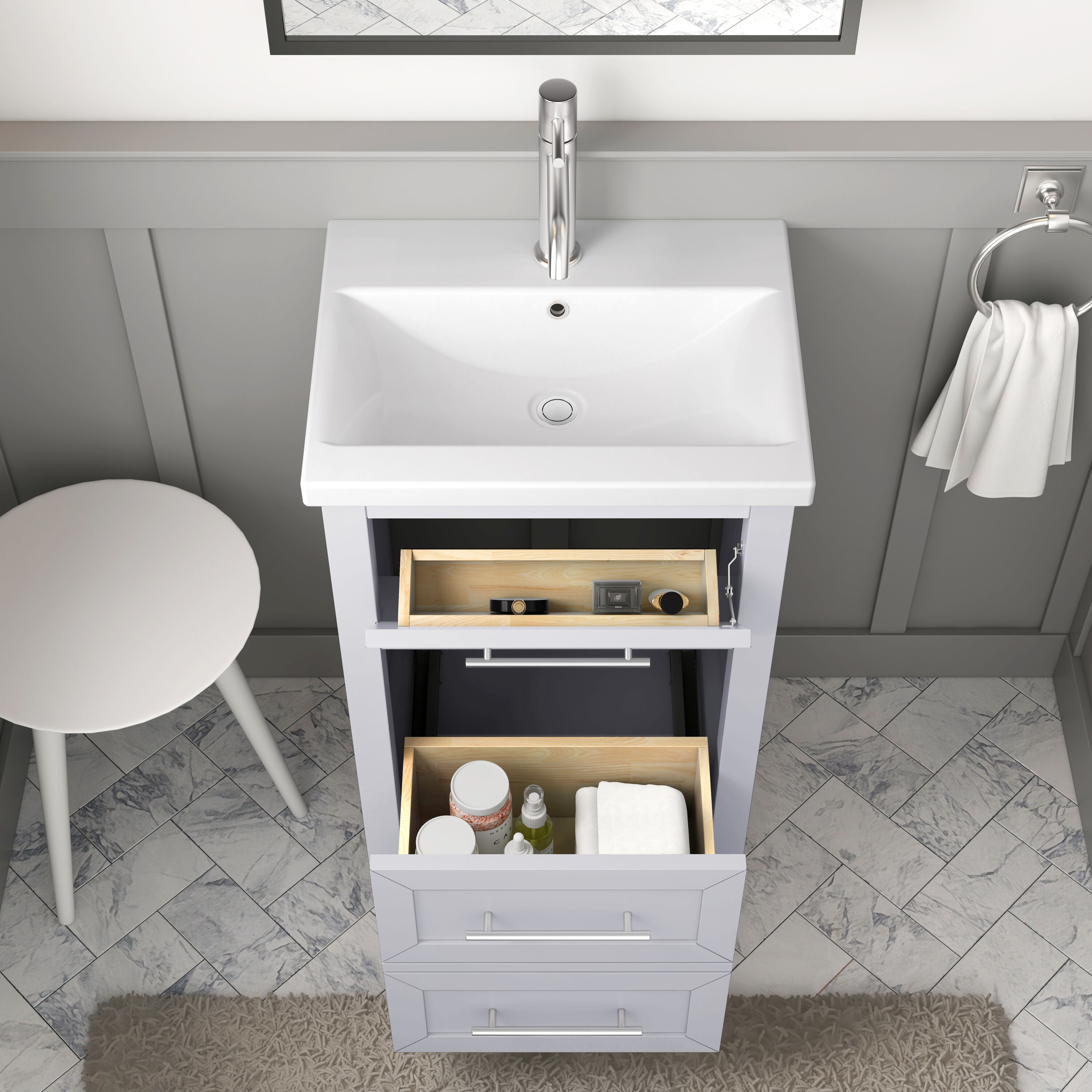 TJAmerican TJ02-22V2016GR Bath-Vanity-Combo - View #3