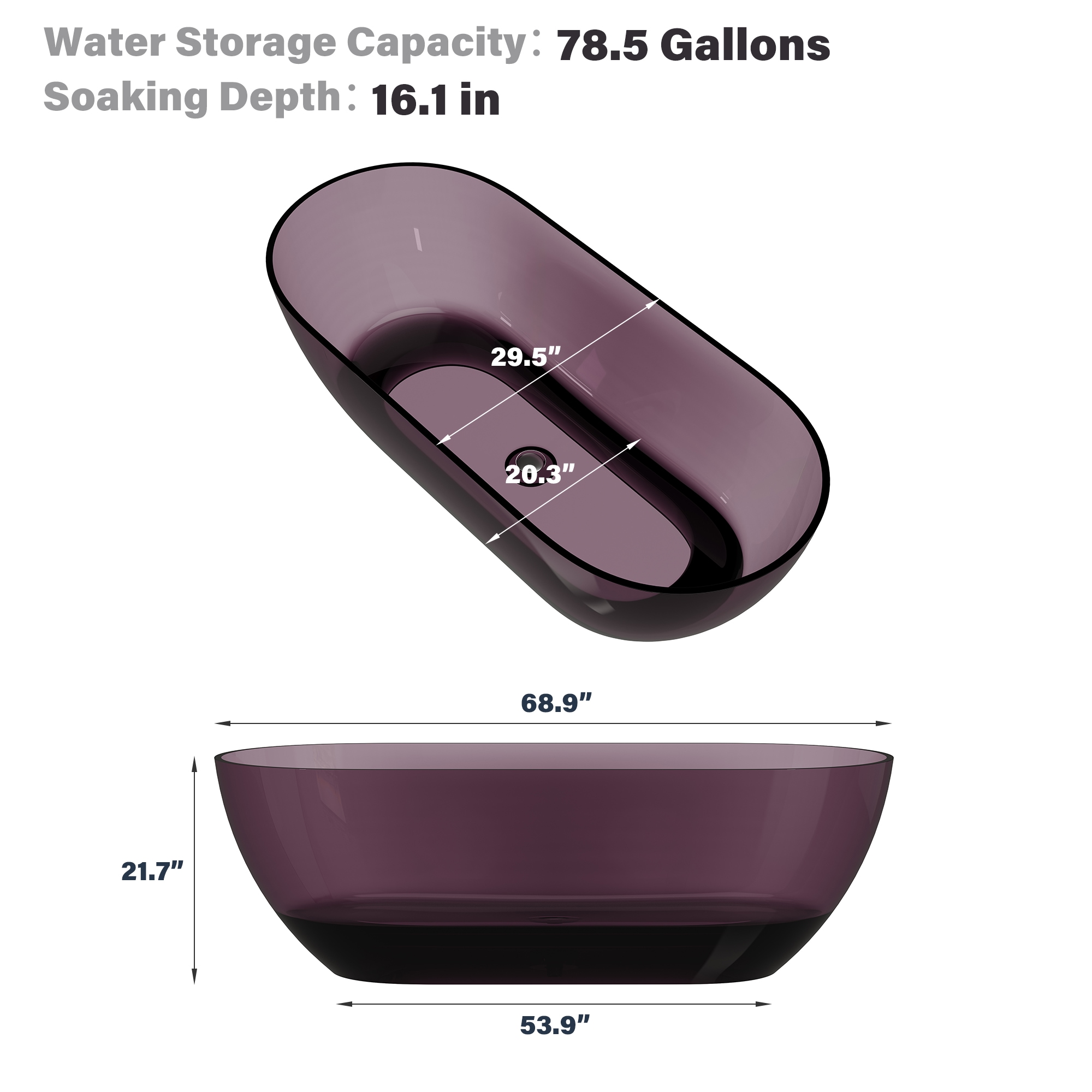 CASAINC CA06013RZPD69PP bathtubs - View #6