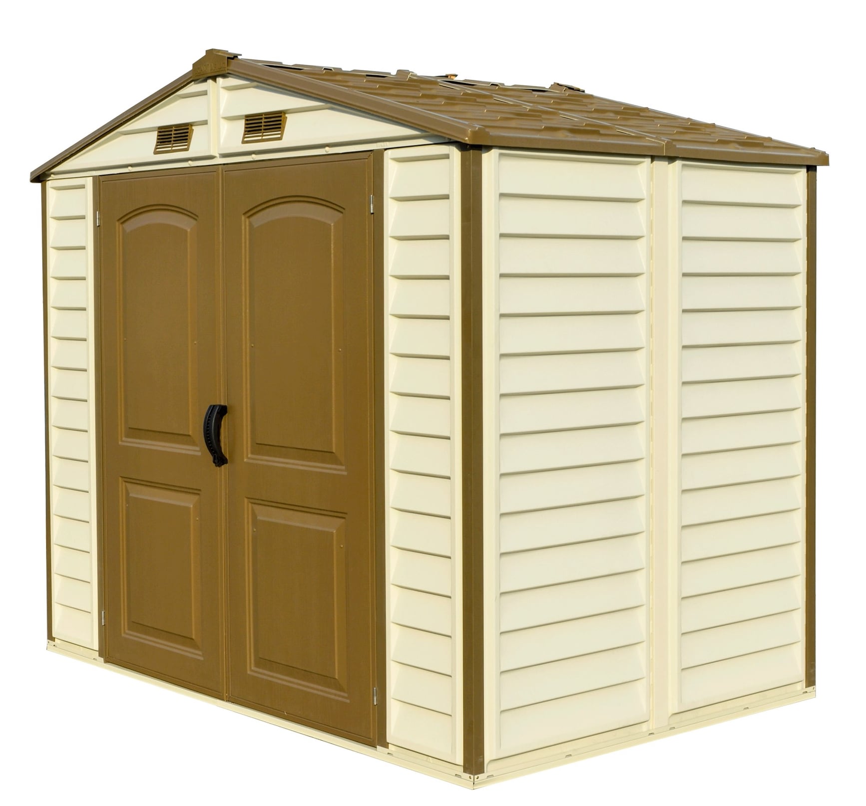 DuraMax Building Products 8-ft x 6-ft StoreAll Vinyl Storage Shed in ...