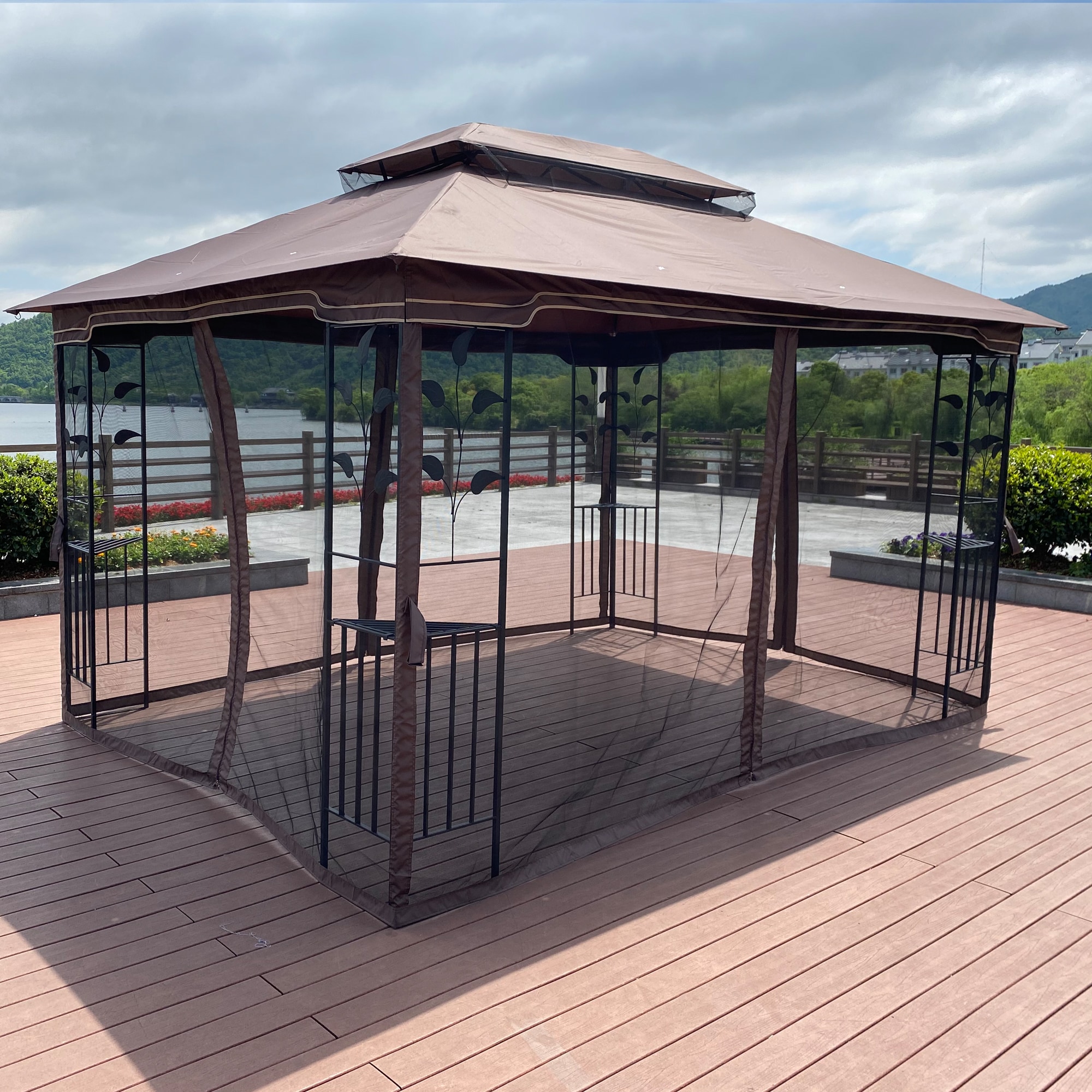 Bayfeve BFBU-42173 Wood-Resin-Gazebos - View #10