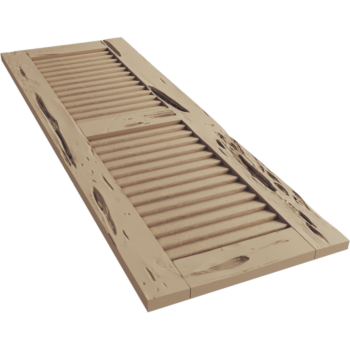 Ekena Millwork SHULV12X86PCPR Exterior-Shutters - View #6