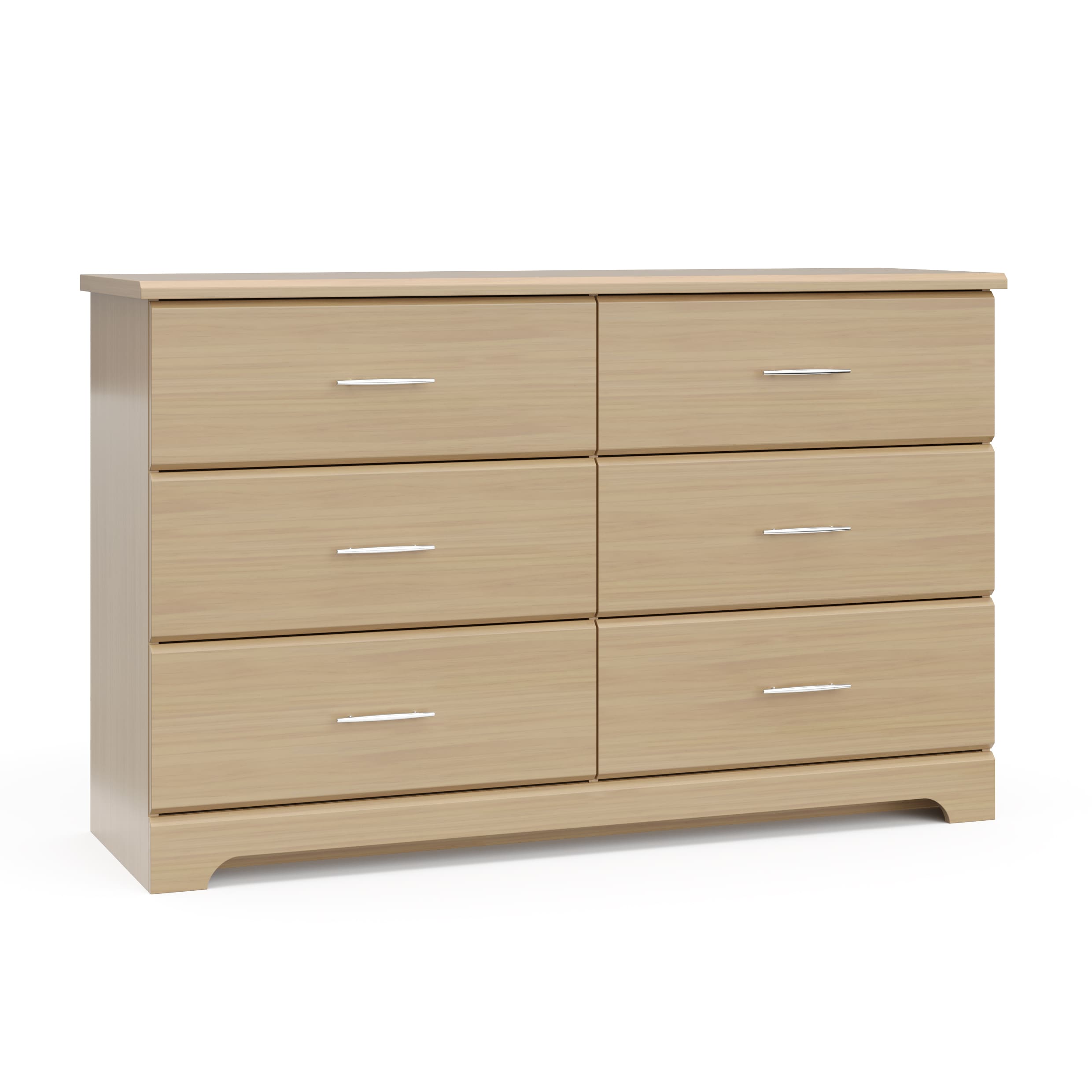 Storkcraft 03666-107 Brookside Driftwood 6 -Drawer Standard dresser