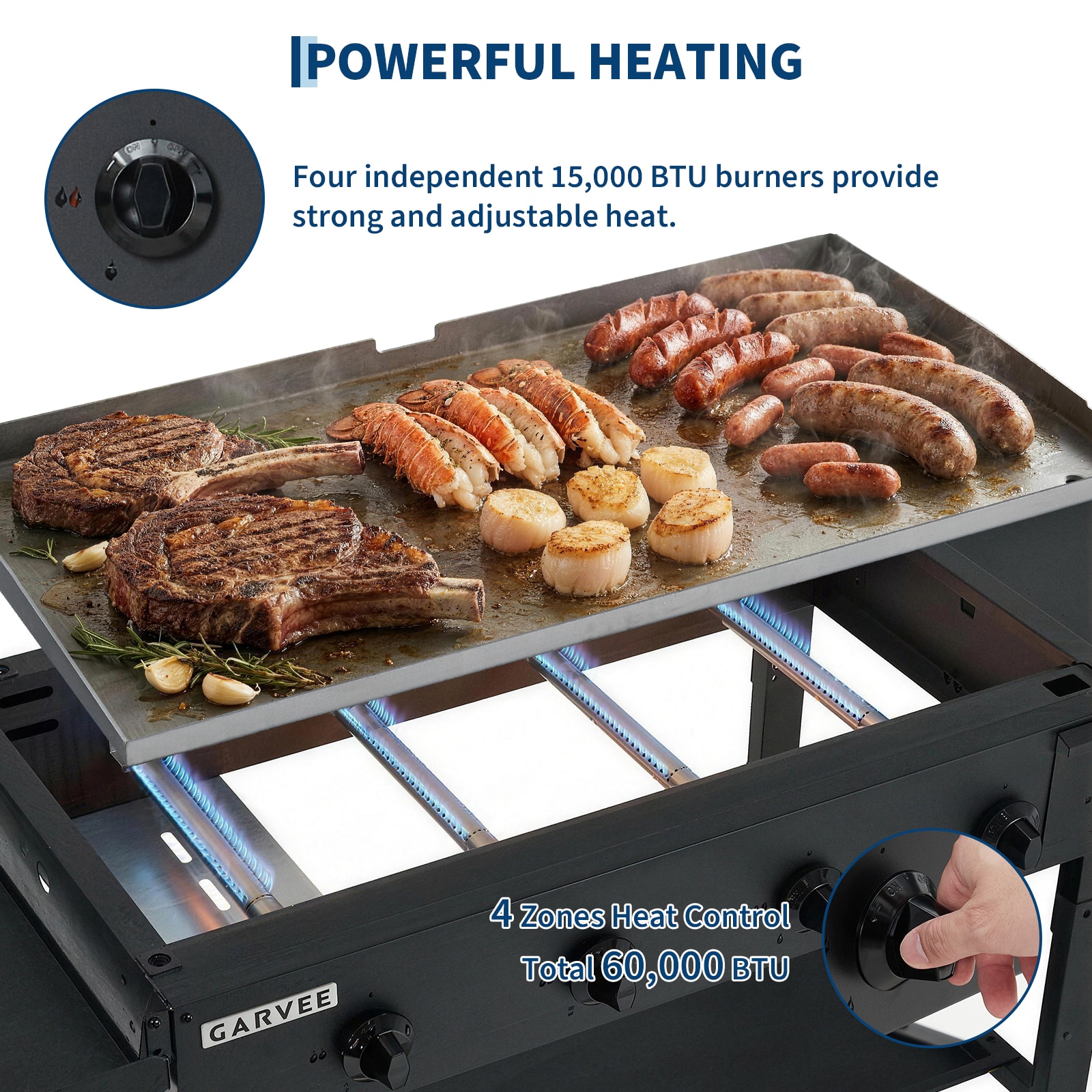 GarveeLife CLJ-ZZMNFC Flat-Top-Grills - View #4