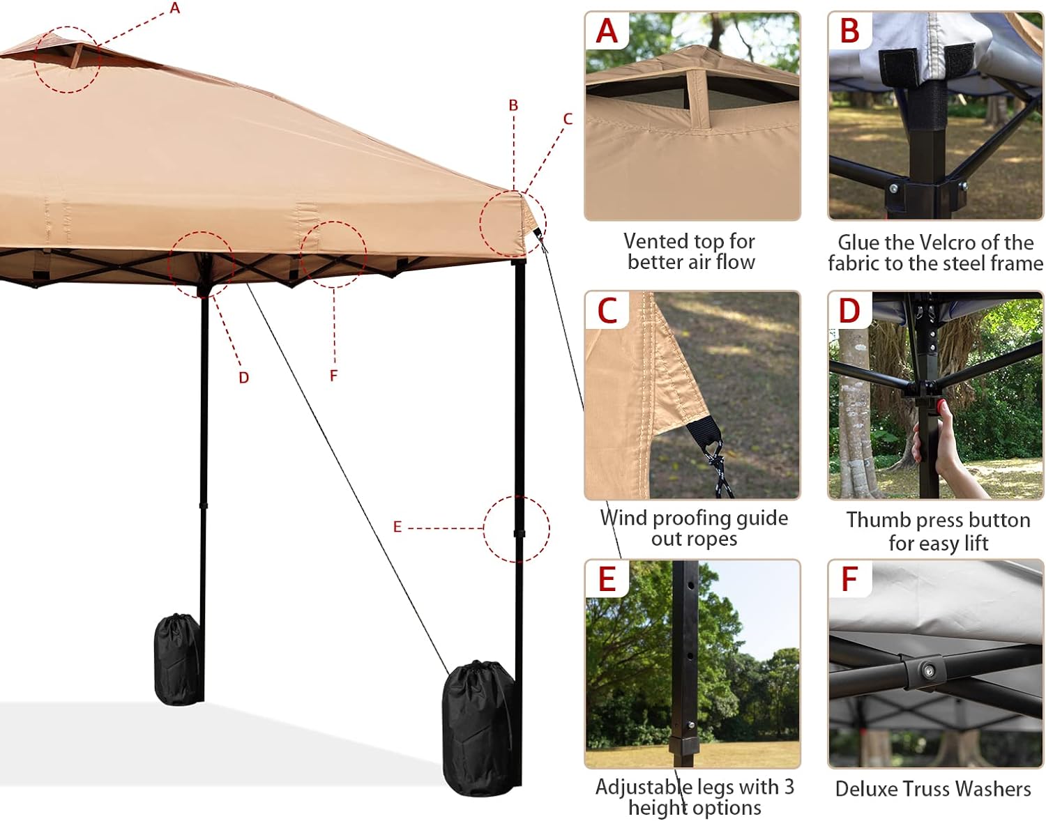 CESICIA W225-OPS-242 Wood-Resin-Gazebos - View #7