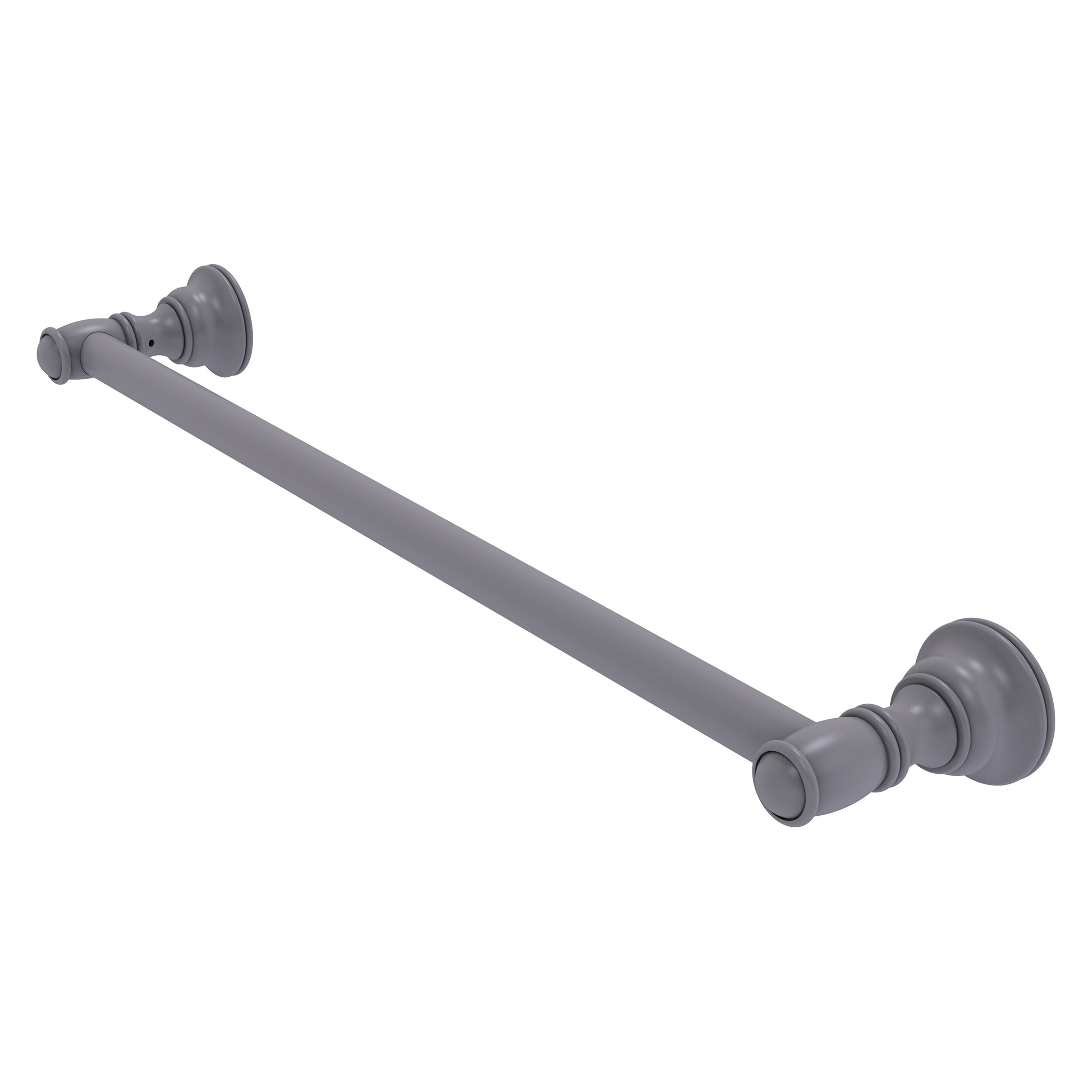 Allied Brass CL-41-36-GYM Carolina 36-in Matte Gray Wall mount Single Towel Bar
