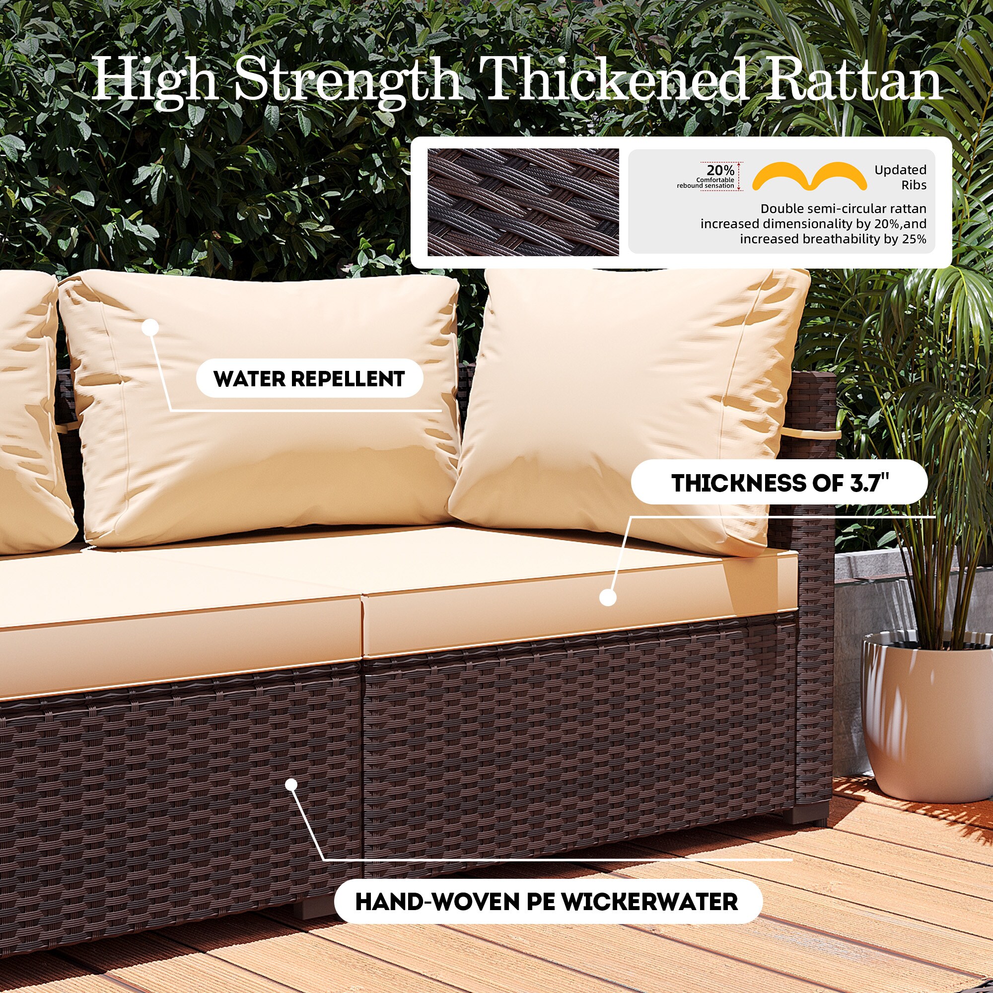 Patio Watcher LS-RT5-KD42CBR-B1 Patio-Conversation-Sets - View #3