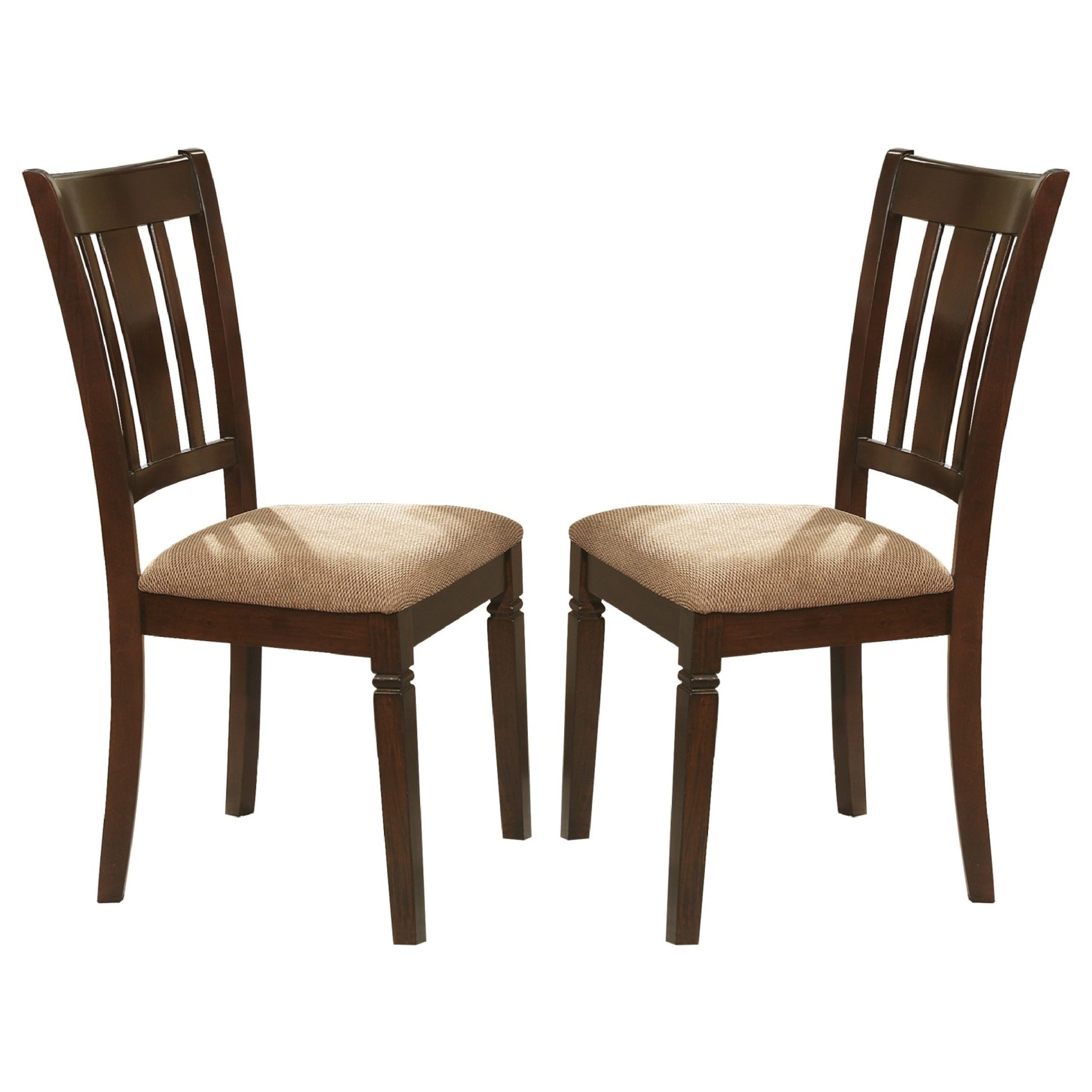 Benzara BM179935 2 Modern Brown Accent Chair