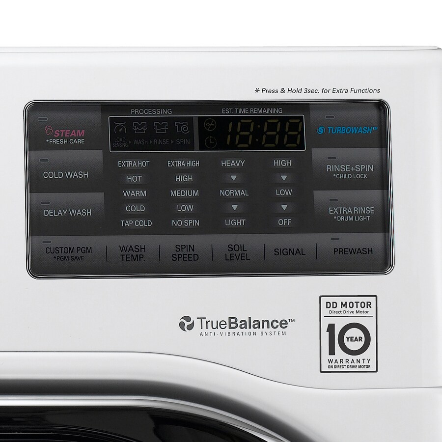 LG TWINWash Compatible 5.2-cu ft High Efficiency Stackable Steam Cycle ...