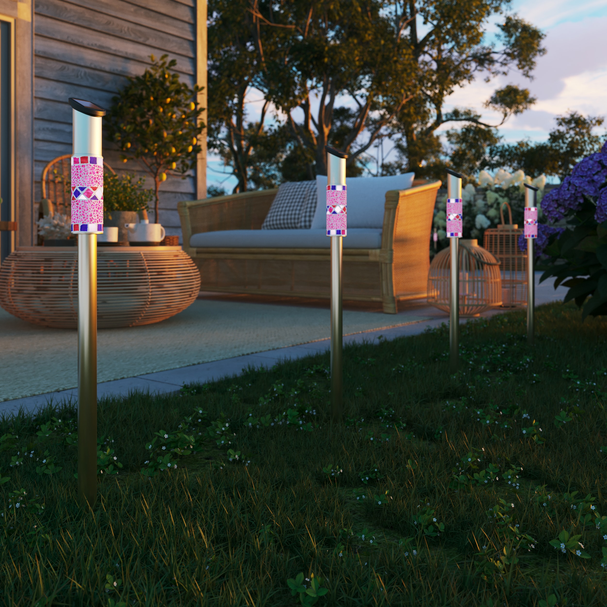 Nature Spring 703592OZE Path-Lights - View #2
