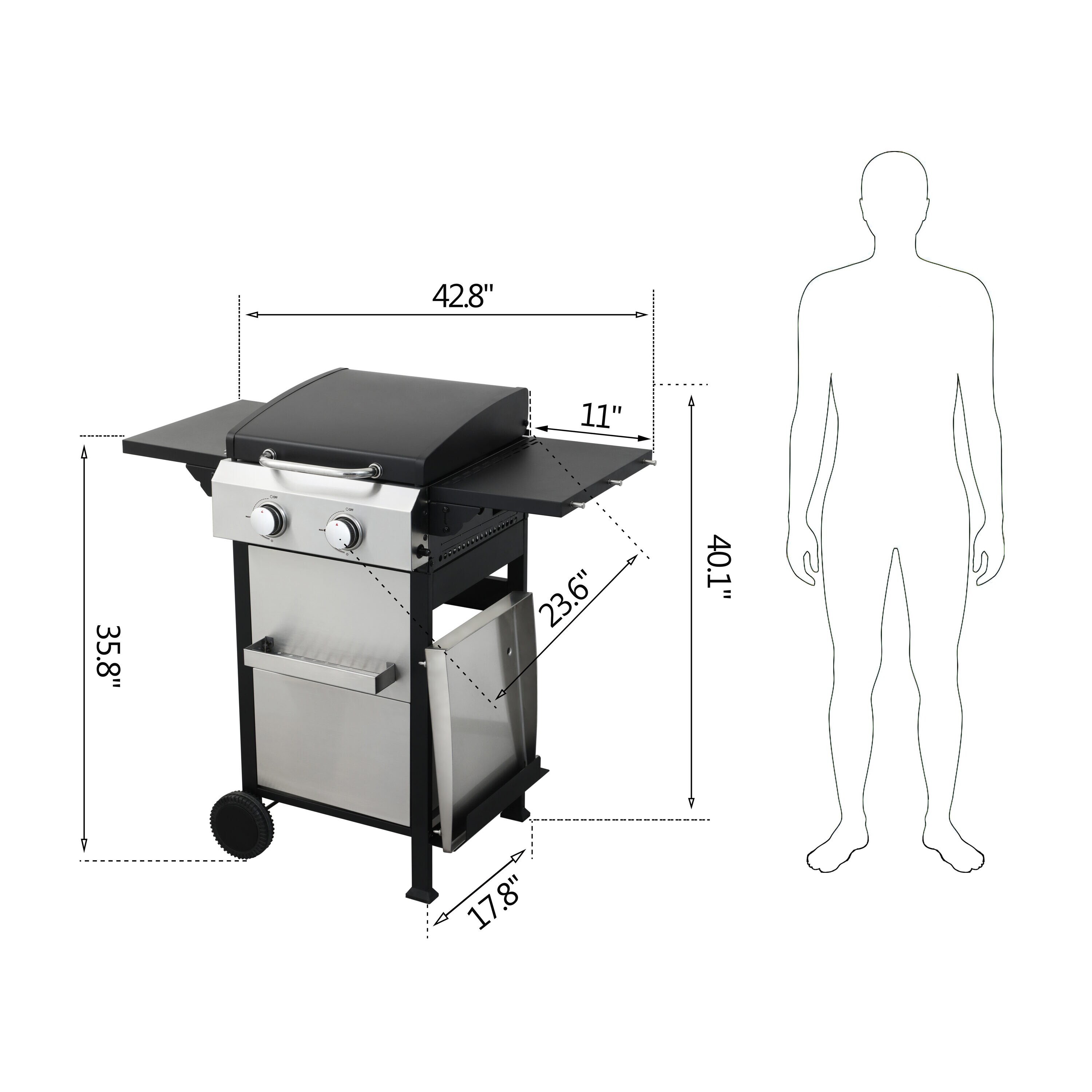Xspracer ML-BG8387 Gas-Grill - View #2