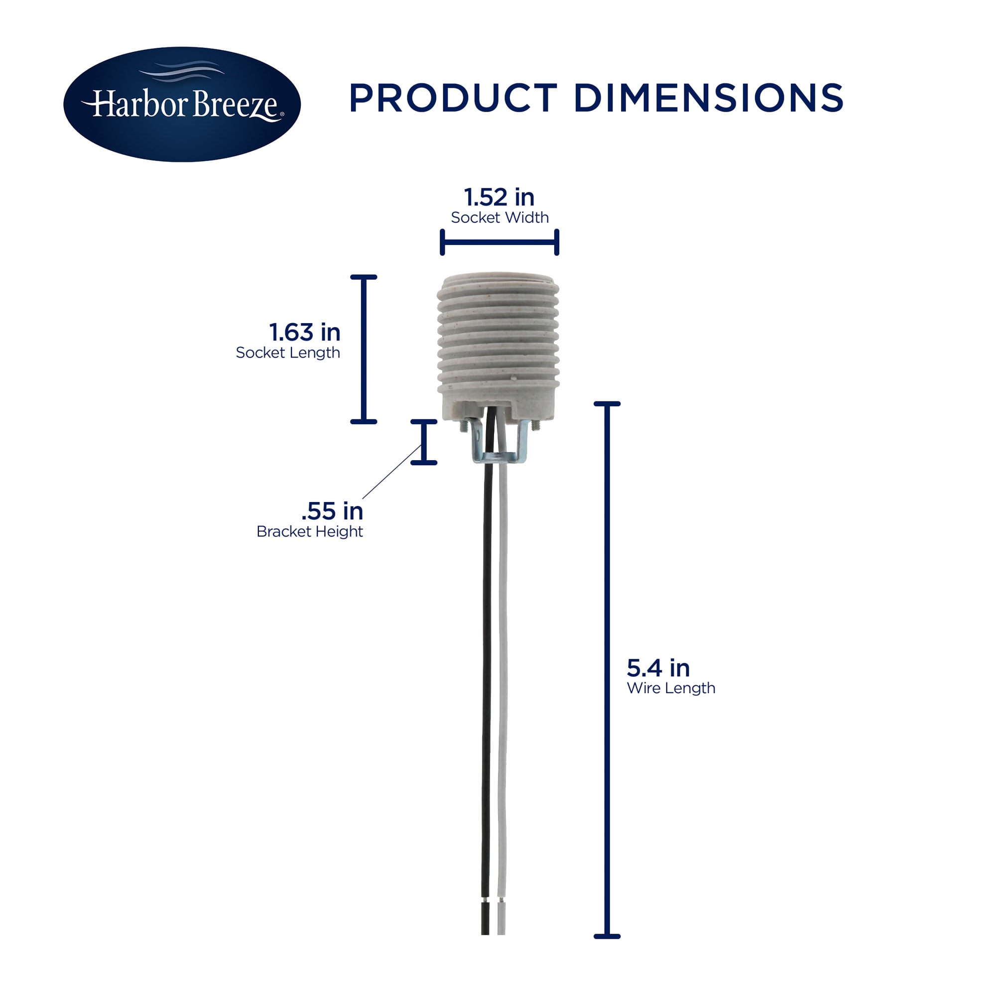 Harbor Breeze 43316 Hard-Wired-Sockets - View #5