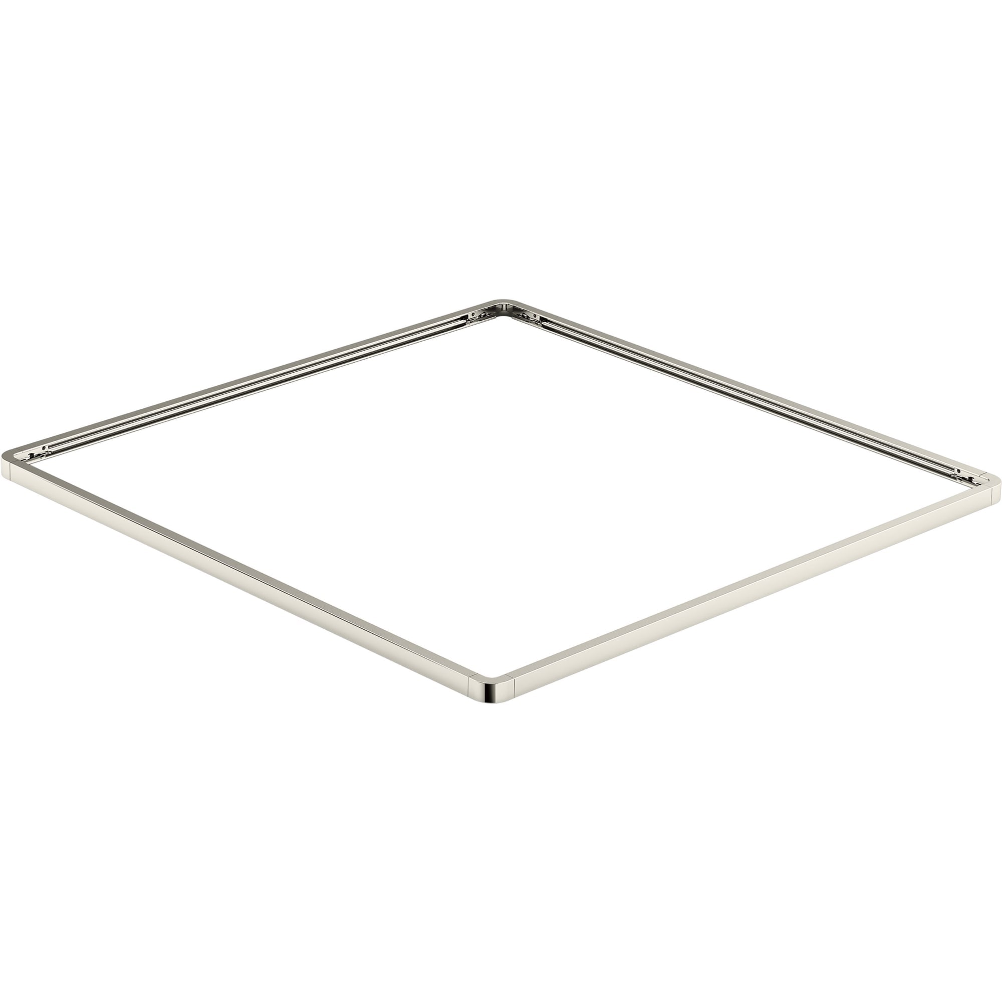 KOHLER K-31111-SN Real Rain Vibrant Polished Nickel 19.50-in Universal Shower Trim ring 18.8125-in -ID