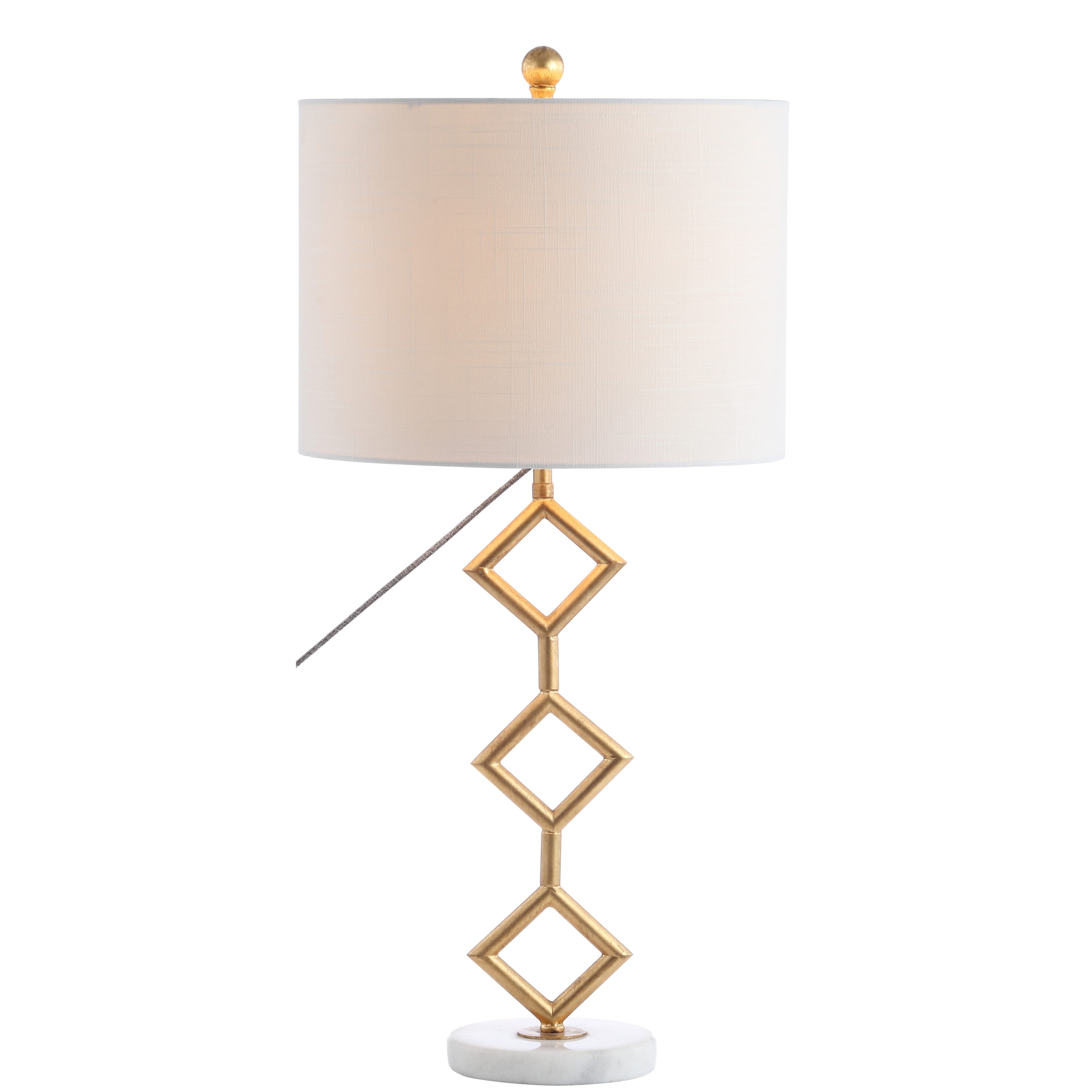 JONATHAN Y Classic 26-in Gold Leaf Led; Rotary Socket Table Lamp