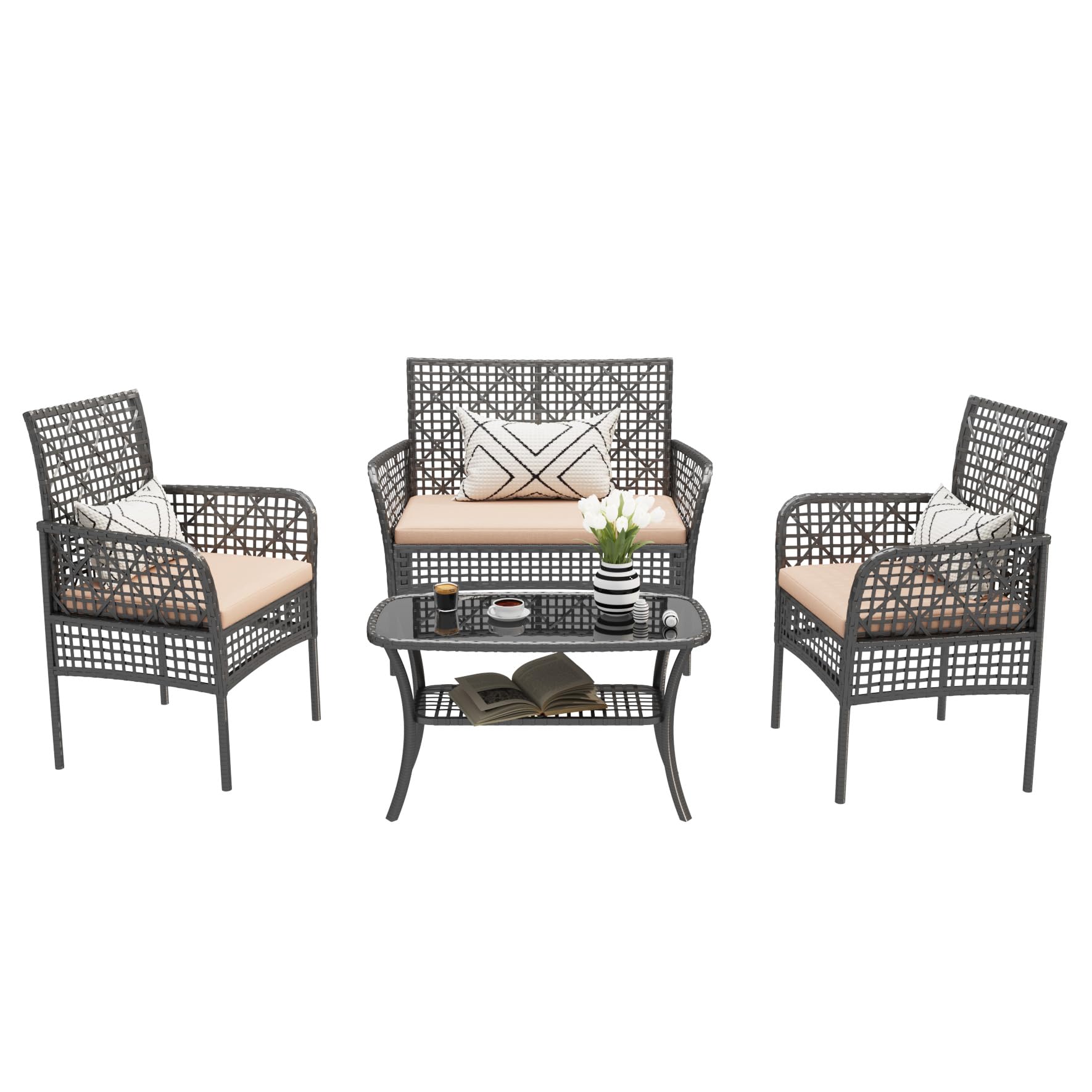 Clihome TM-SH000026AAA Patio-Conversation-Sets - View #5