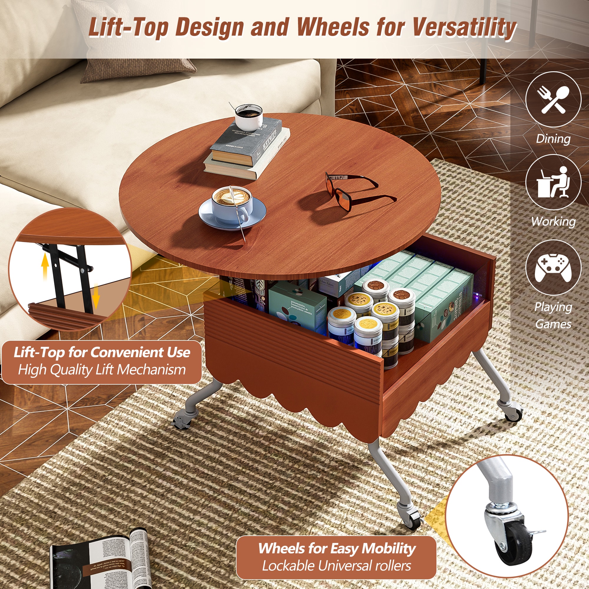 ModernLuxe L3P-N735P231430N Coffee-Tables - View #5