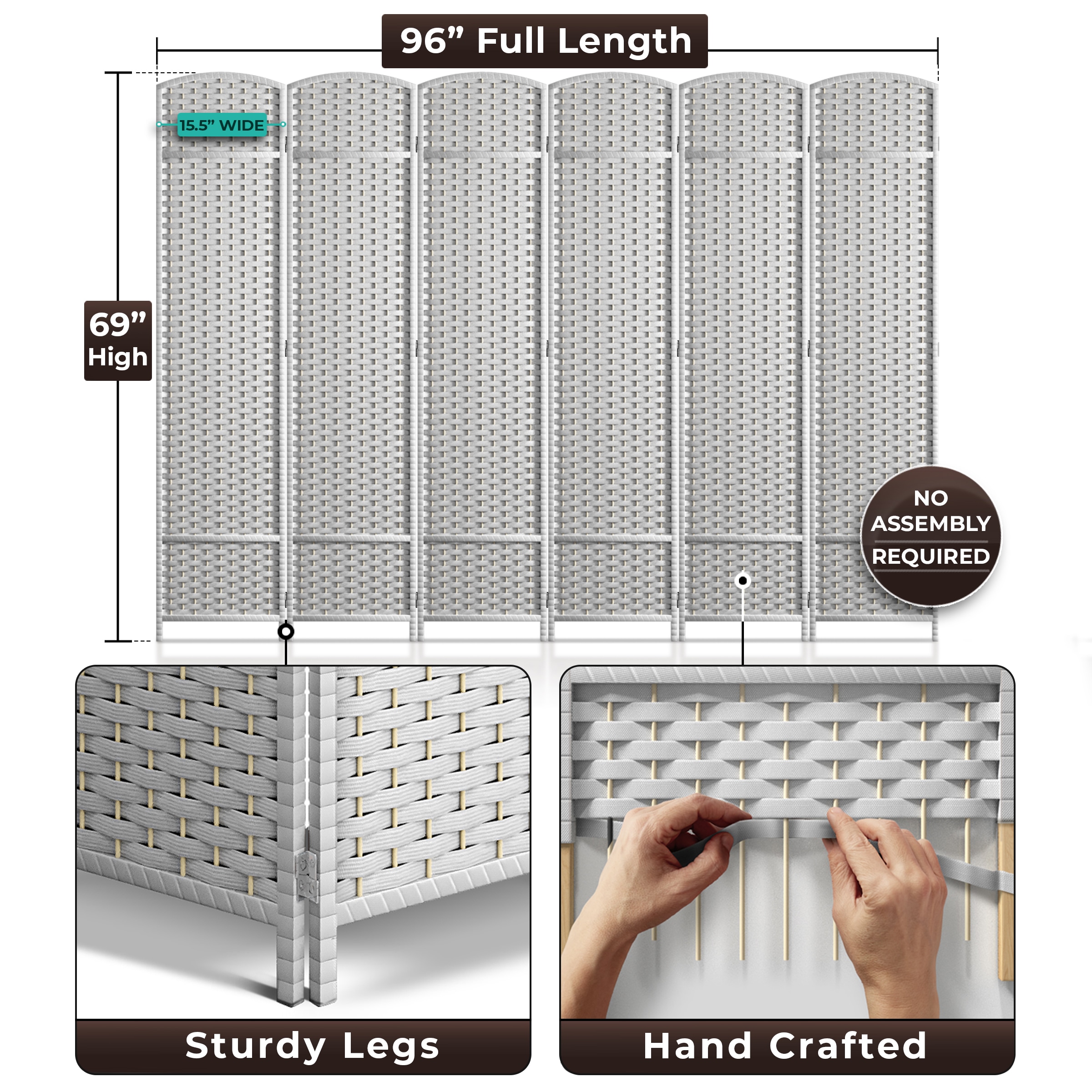SORBUS 192405065446 Indoor-Privacy-Screens - View #5