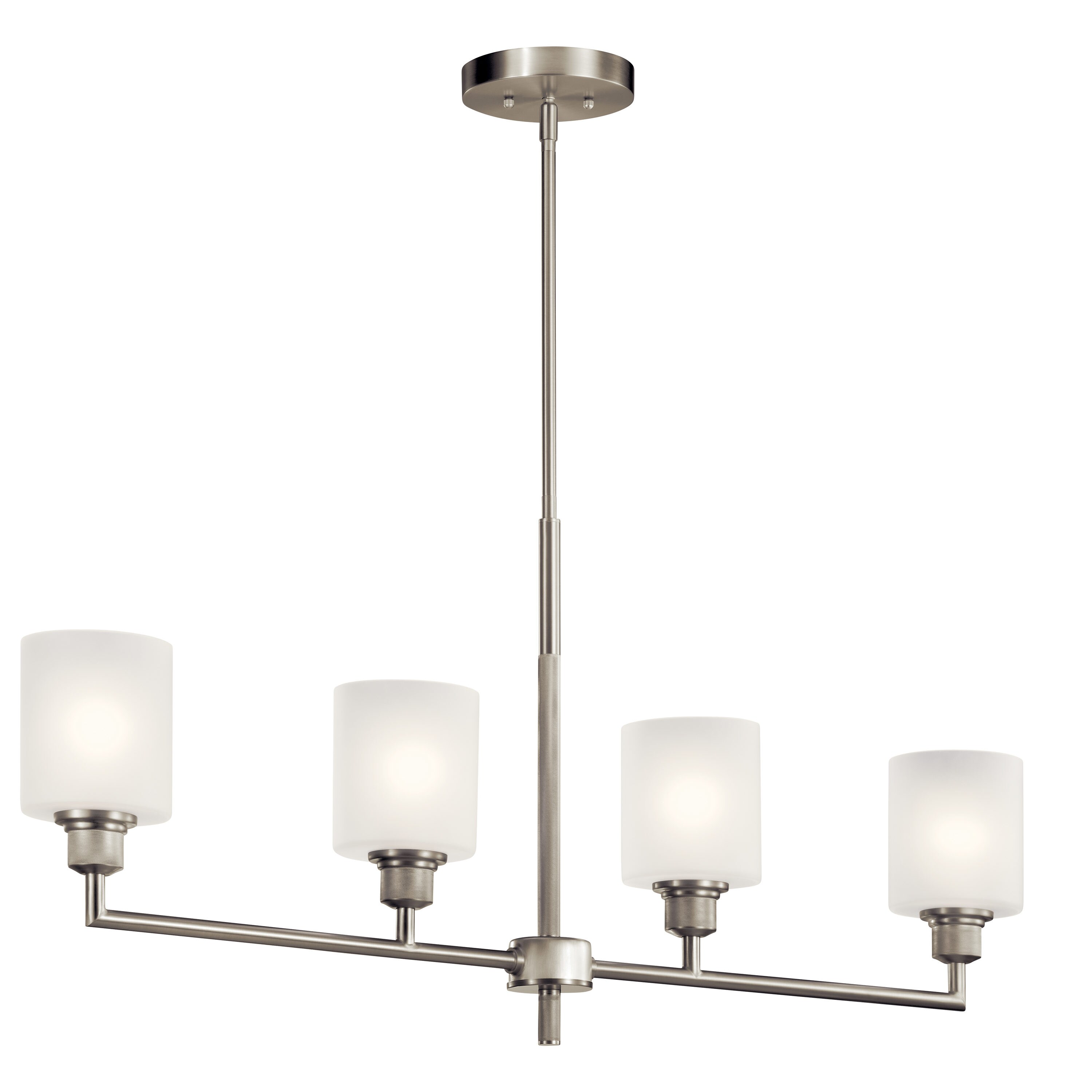 Kichler Lynn Haven 4-Light Brushed Nickel Modern/Contemporary Dry rated ...