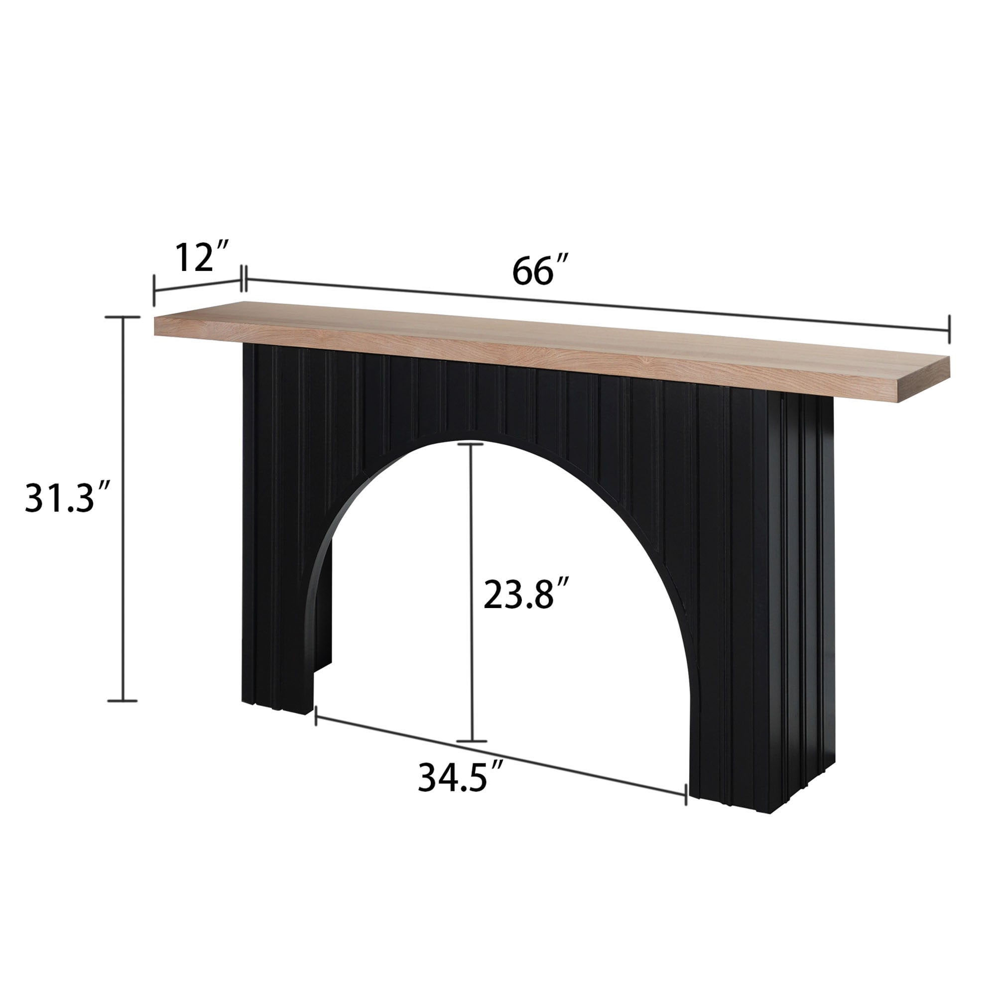 SINOFURN SYA020279BK Console-Sofa-Tables - View #7