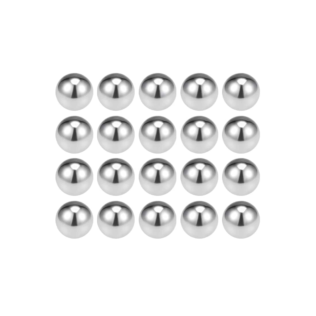 Unique Bargains 11mm Bearing Balls 304 Stainless Steel G100 Precision Balls 20pcs #S25120900UX4249