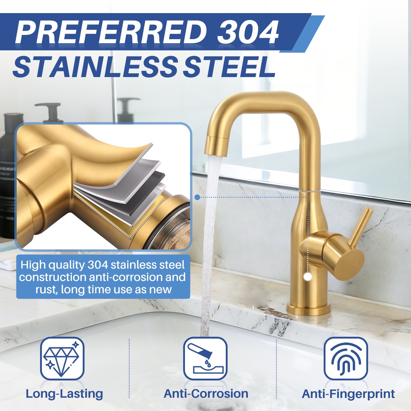 ARCORA AR7400402G Kitchen-Faucets - View #4