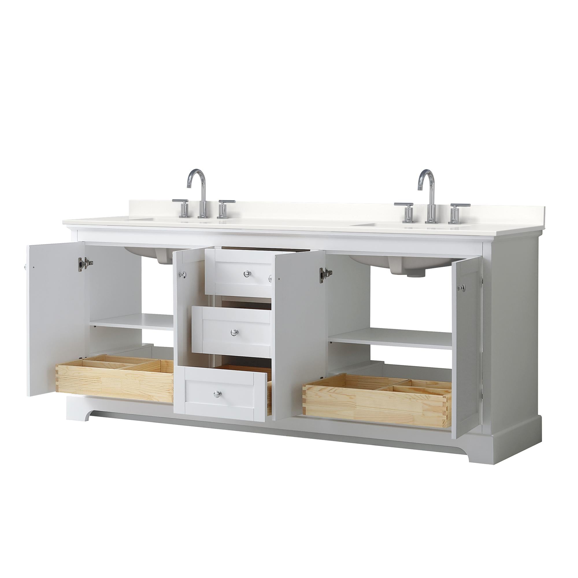 Wyndham Collection WCV232380DWHWQUS3MXX Bath-Vanity-Combo - View #3