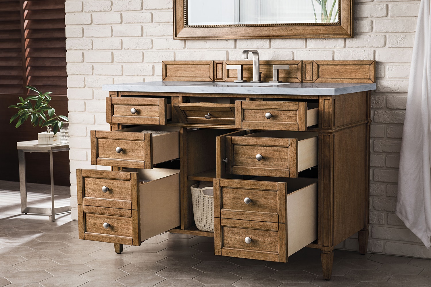 James Martin Vanities 650-V48-SBR-3EJP Bath-Vanity-Combo - View #4
