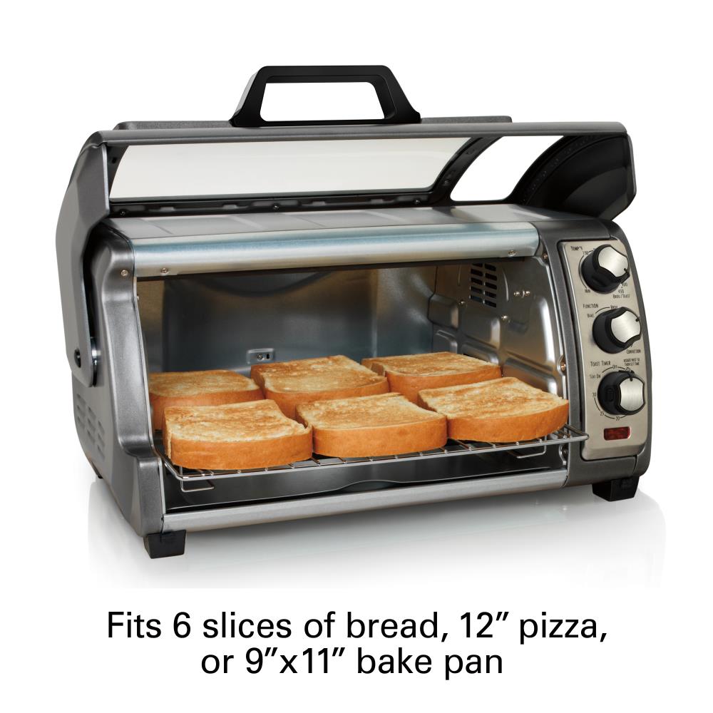  Hamilton Beach 6 Slice Countertop Toaster Oven With
