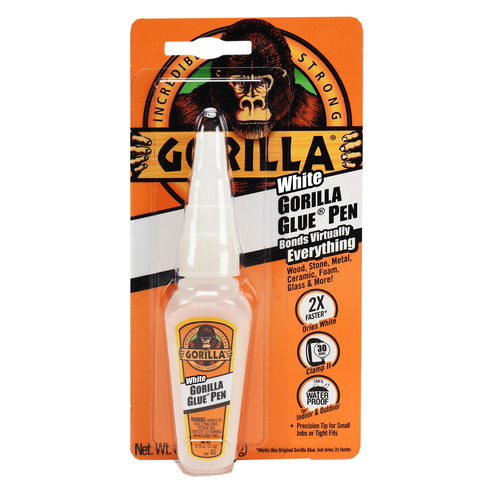 Gorilla Clear Pen 0.75-fl oz Liquid Bonding Waterproof,, Multipurpose  Adhesive in the Multipurpose Adhesive department at