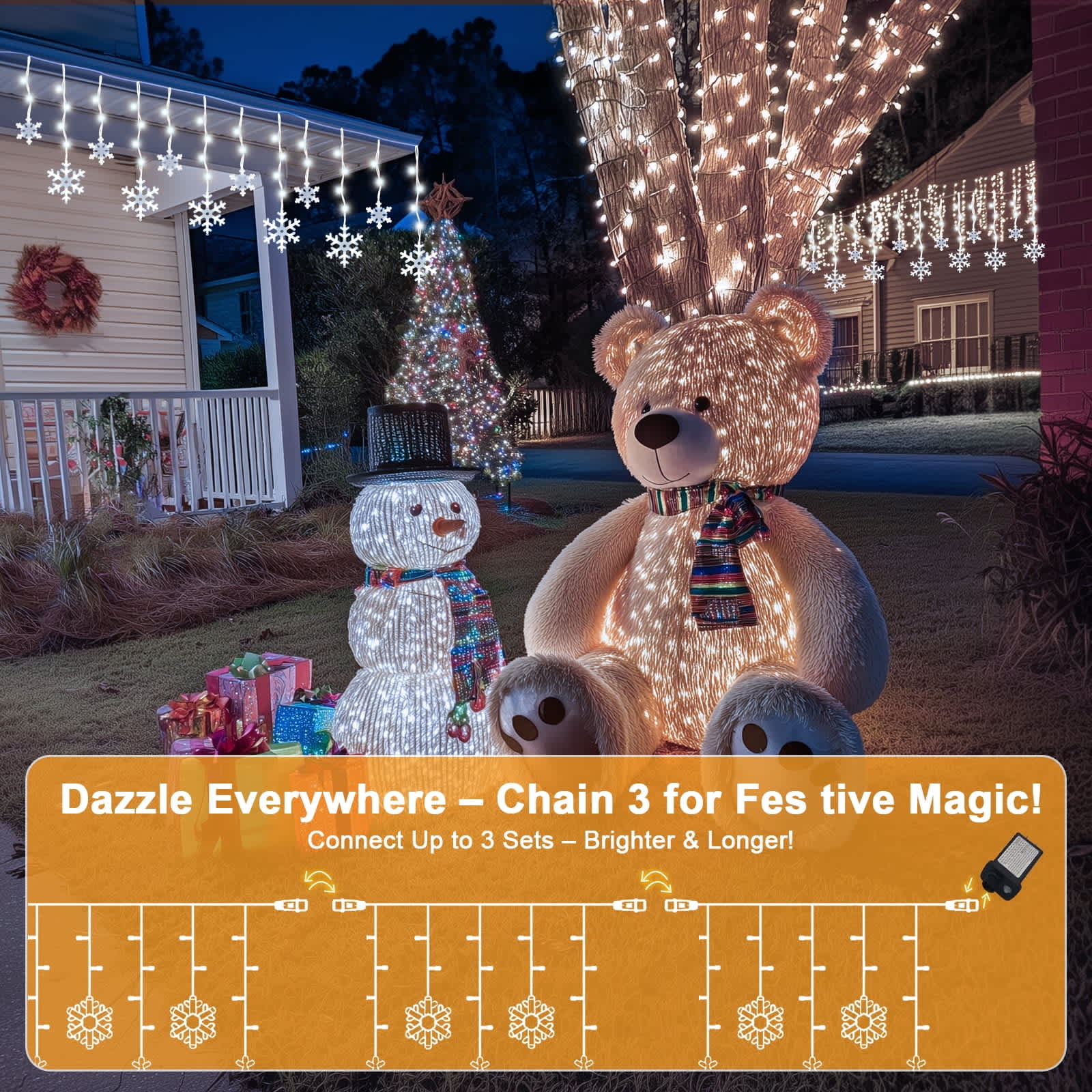 BIGHOUSE BH3003010092 Christmas-Icicle-Lights - View #6