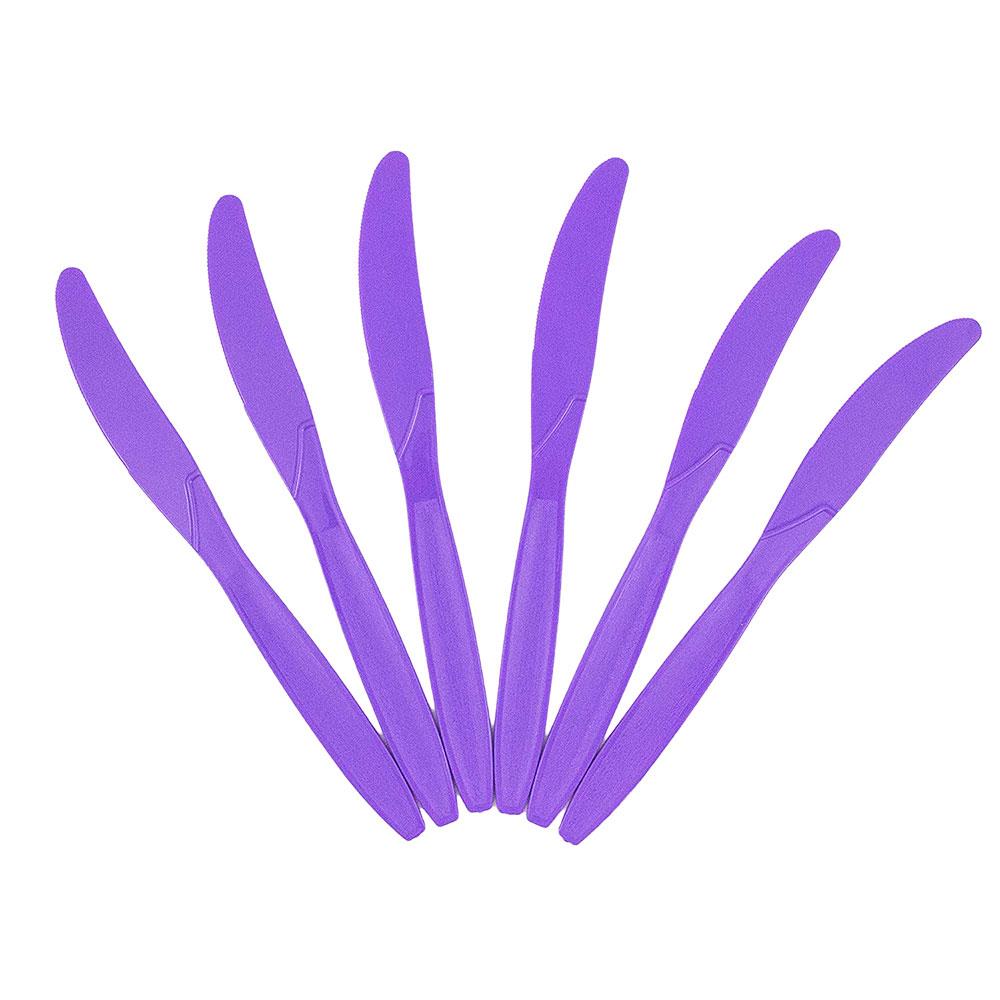 JAM Paper 297KN100PU 100 -Count Purple Disposable Cutlery