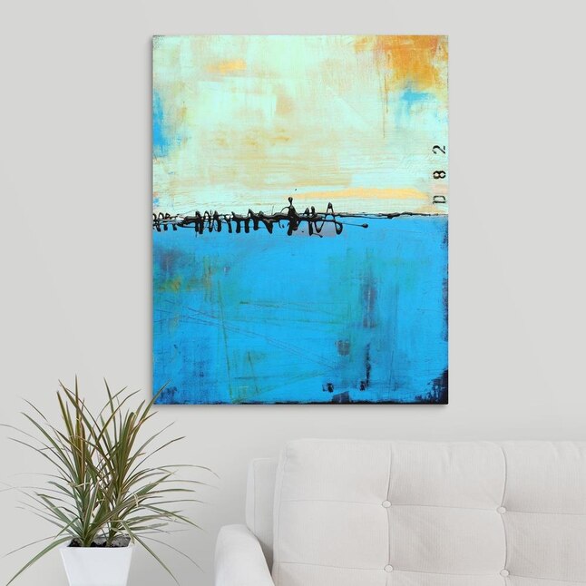 Greatbigcanvas Dock Side By Erin Ashley Canva 30 In H X 24 W Abstract Print On Canvas The Wall Art Department At Com - Dockside Imports Home Decor