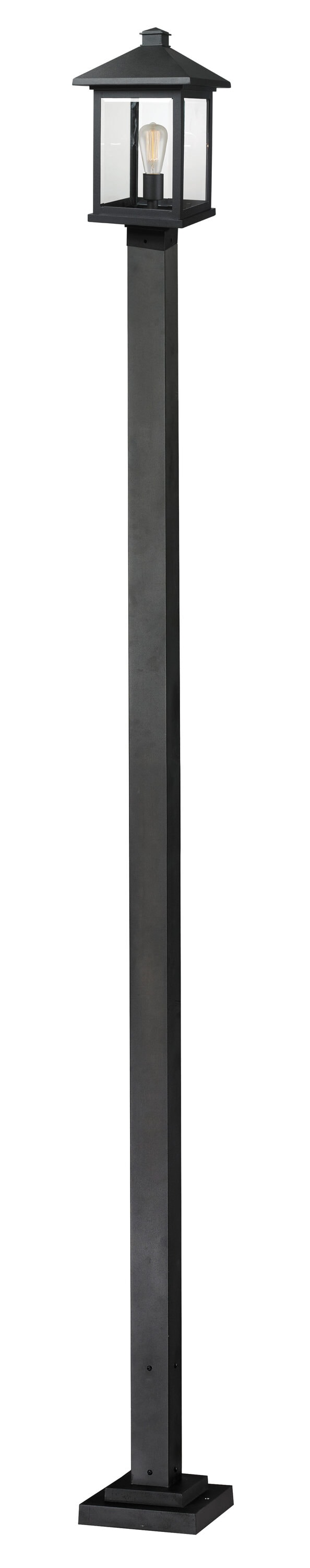 Z-Lite 531PHBS-536P-BK Portland 112-in Black Coastal Outdoor Post Light