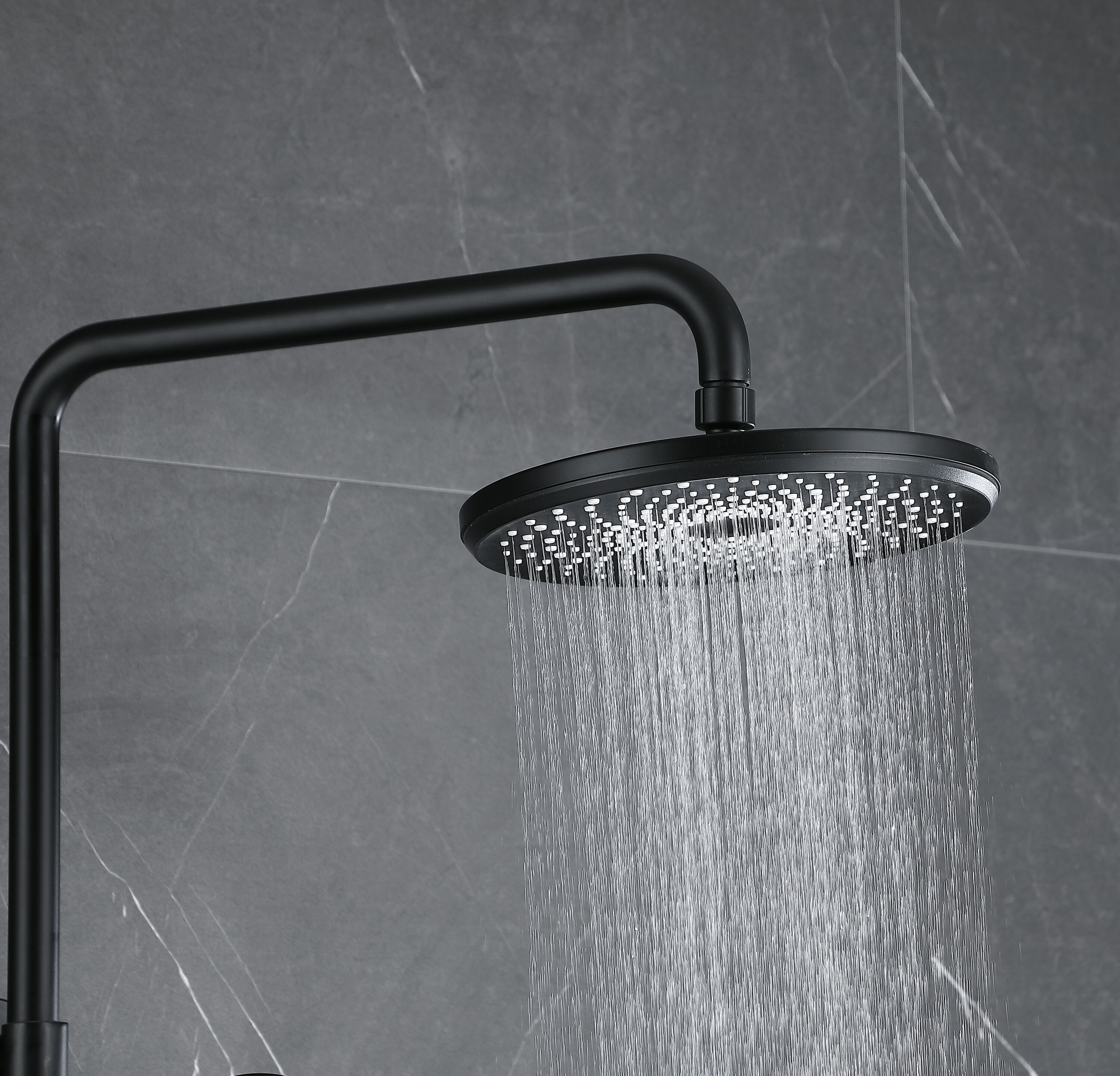 WELLFOR WB-S1048MB Showerhead-Bar-Panels - View #3