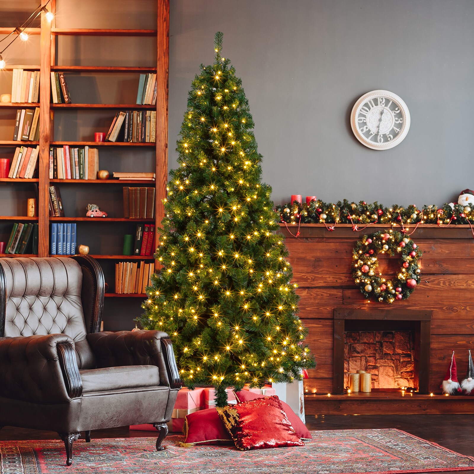 VEELIKE 49344027-SY-ZN Artificial-Christmas-Trees - View #3