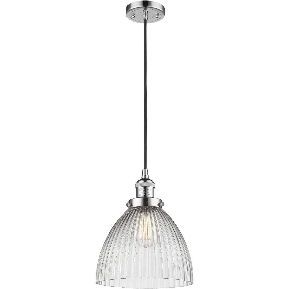 Innovations Lighting 1425520 201C-PC-G222 Franklin Restoration Seneca Falls Mini Pendant