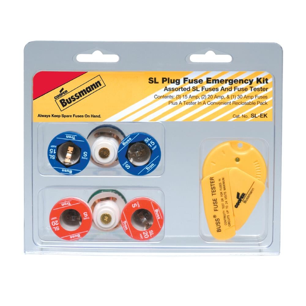 Cooper Bussmann 7-Pack 30-Amp Time Delay Plug Fuse in the Fuses